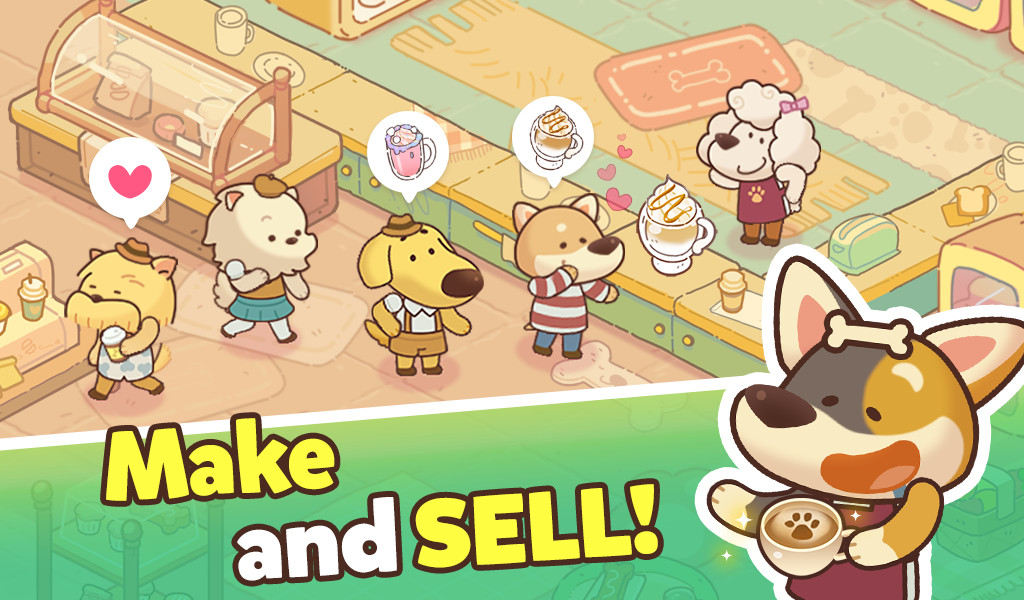 اسکرین شات 1 بازی Dog Cafe Tycoon