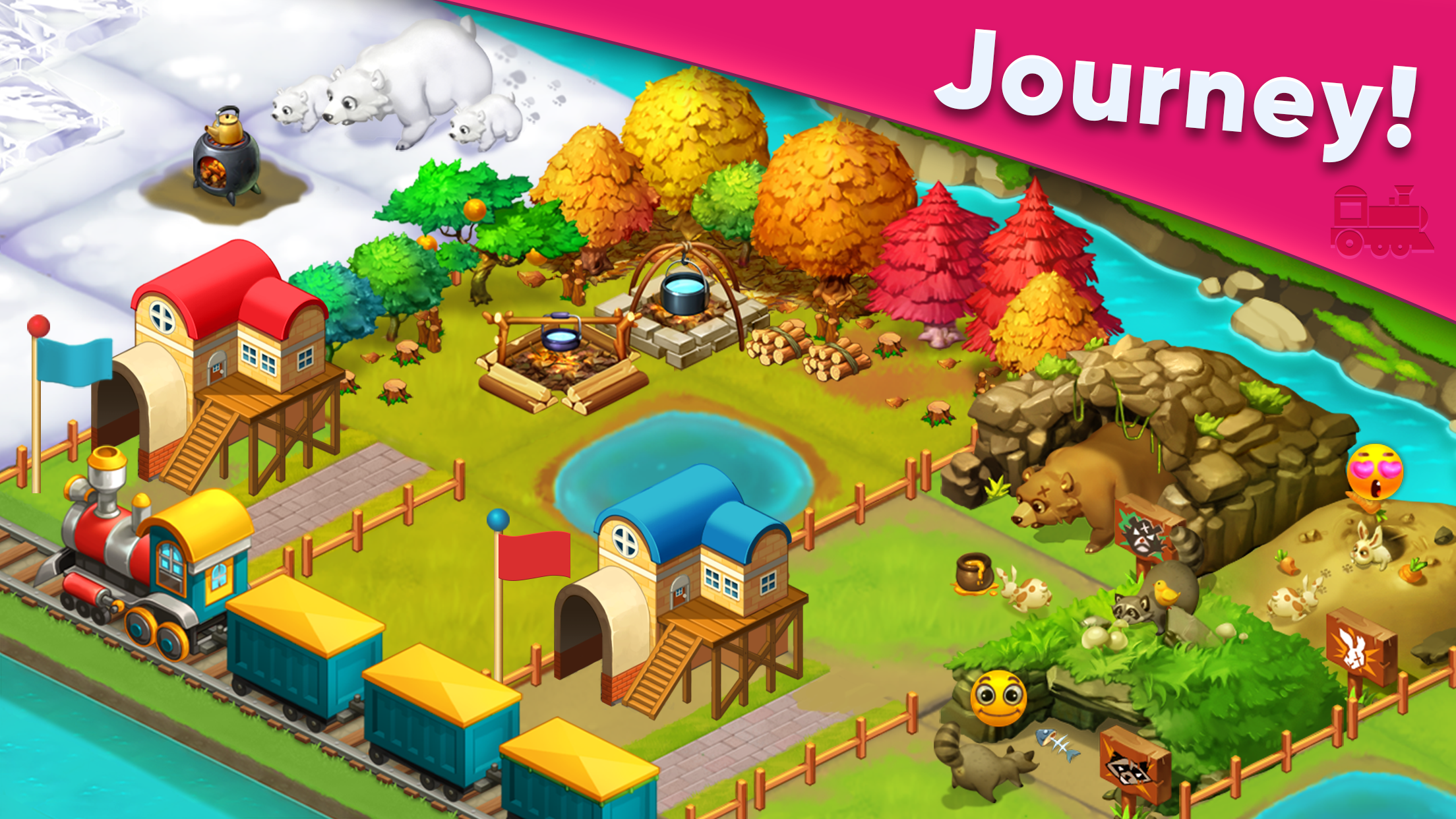 اسکرین شات 3 بازی Merge Train Games