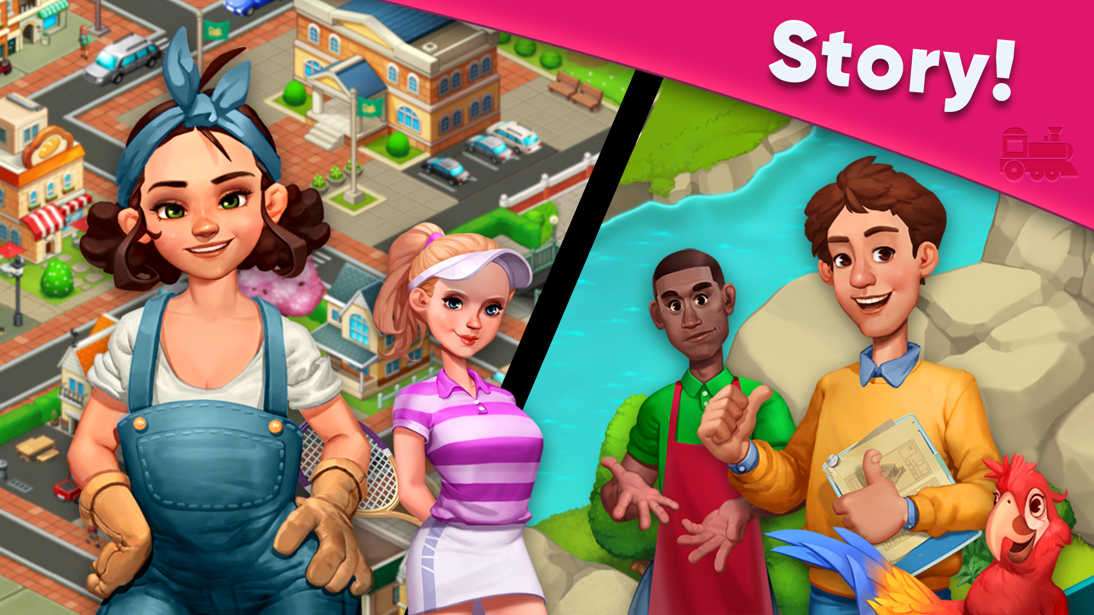 اسکرین شات 4 بازی Merge Train Games