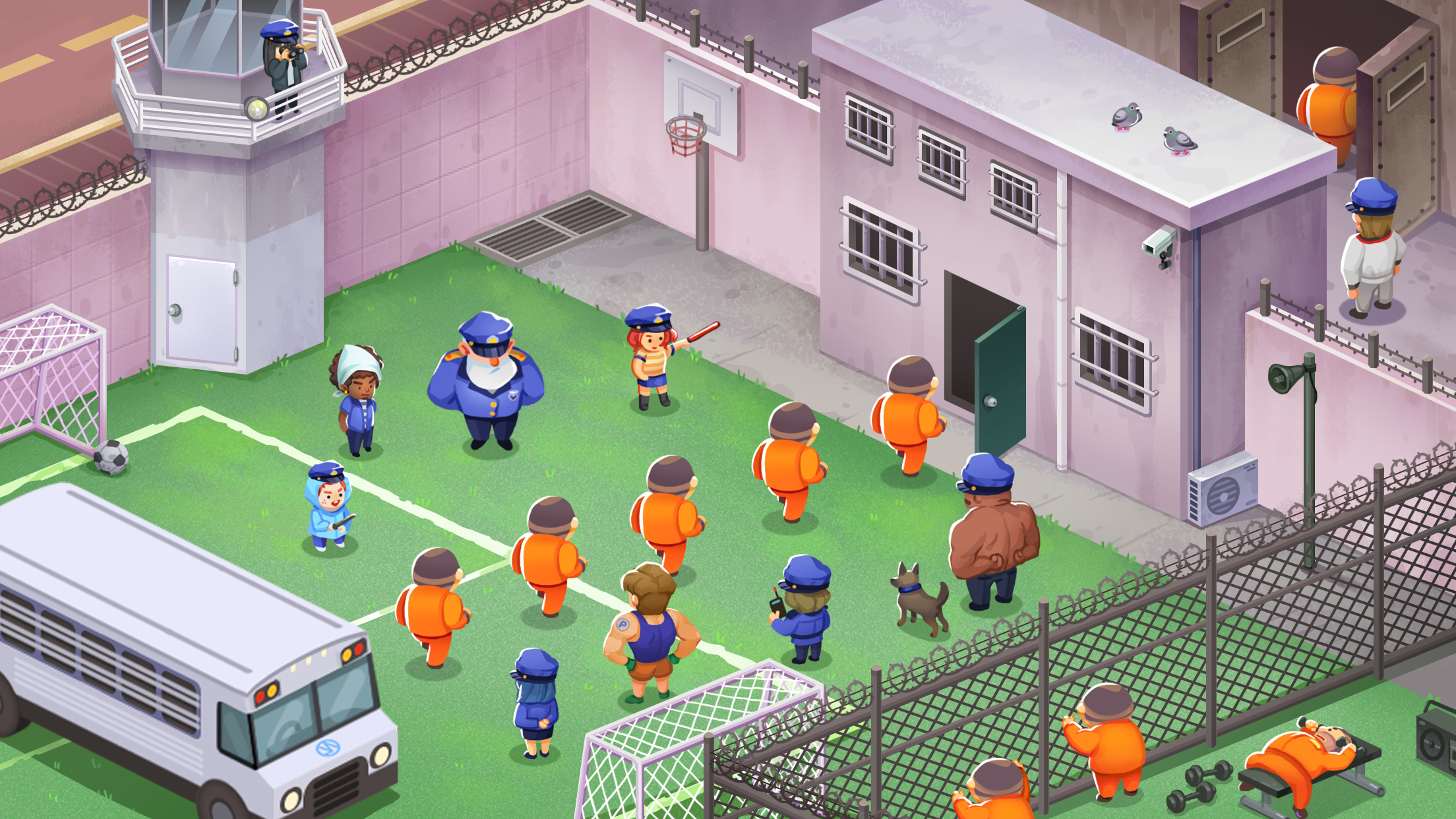 اسکرین شات 4 بازی Idle Prison Tycoon