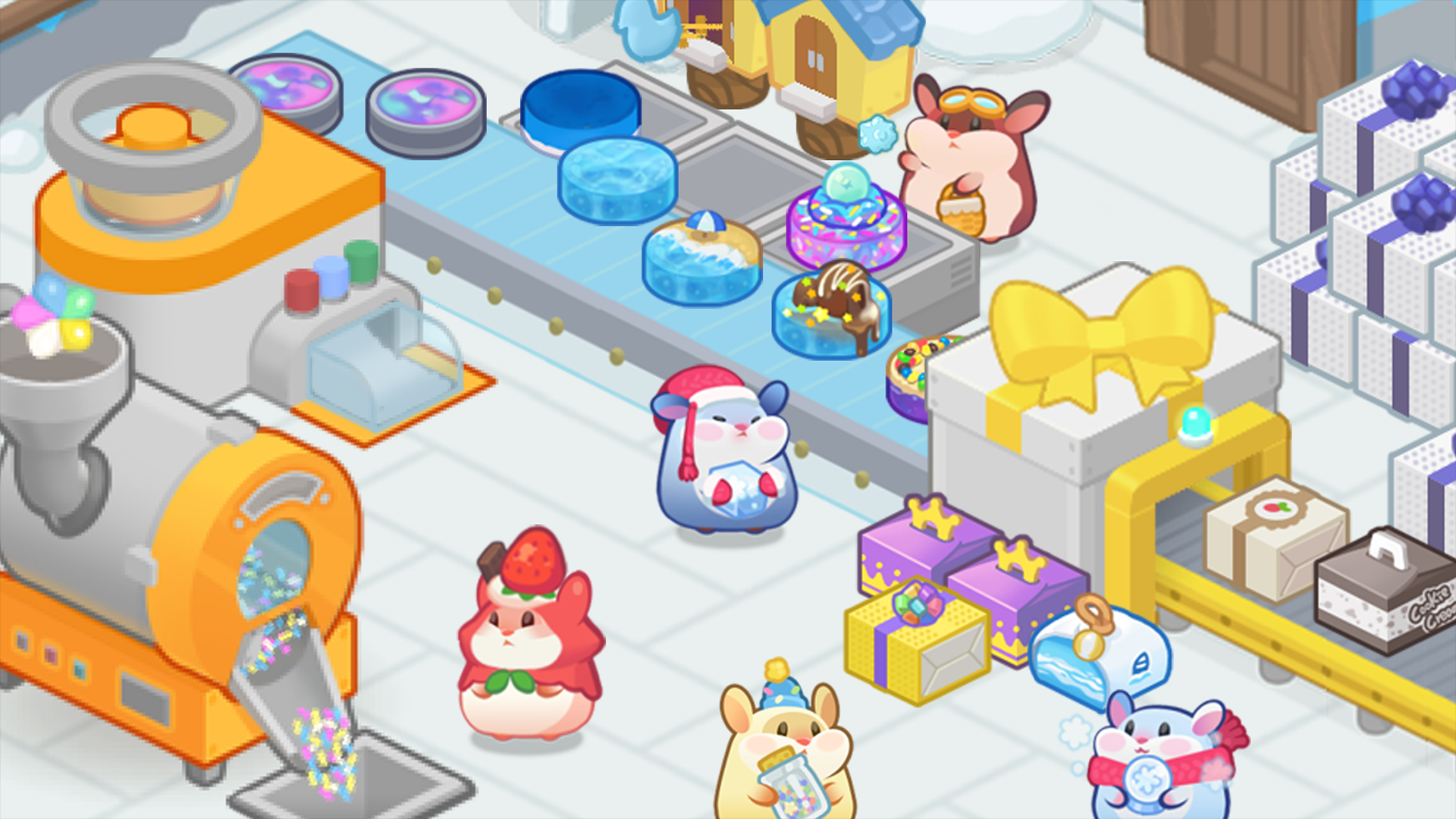 اسکرین شات 2 بازی Hamster cake factory