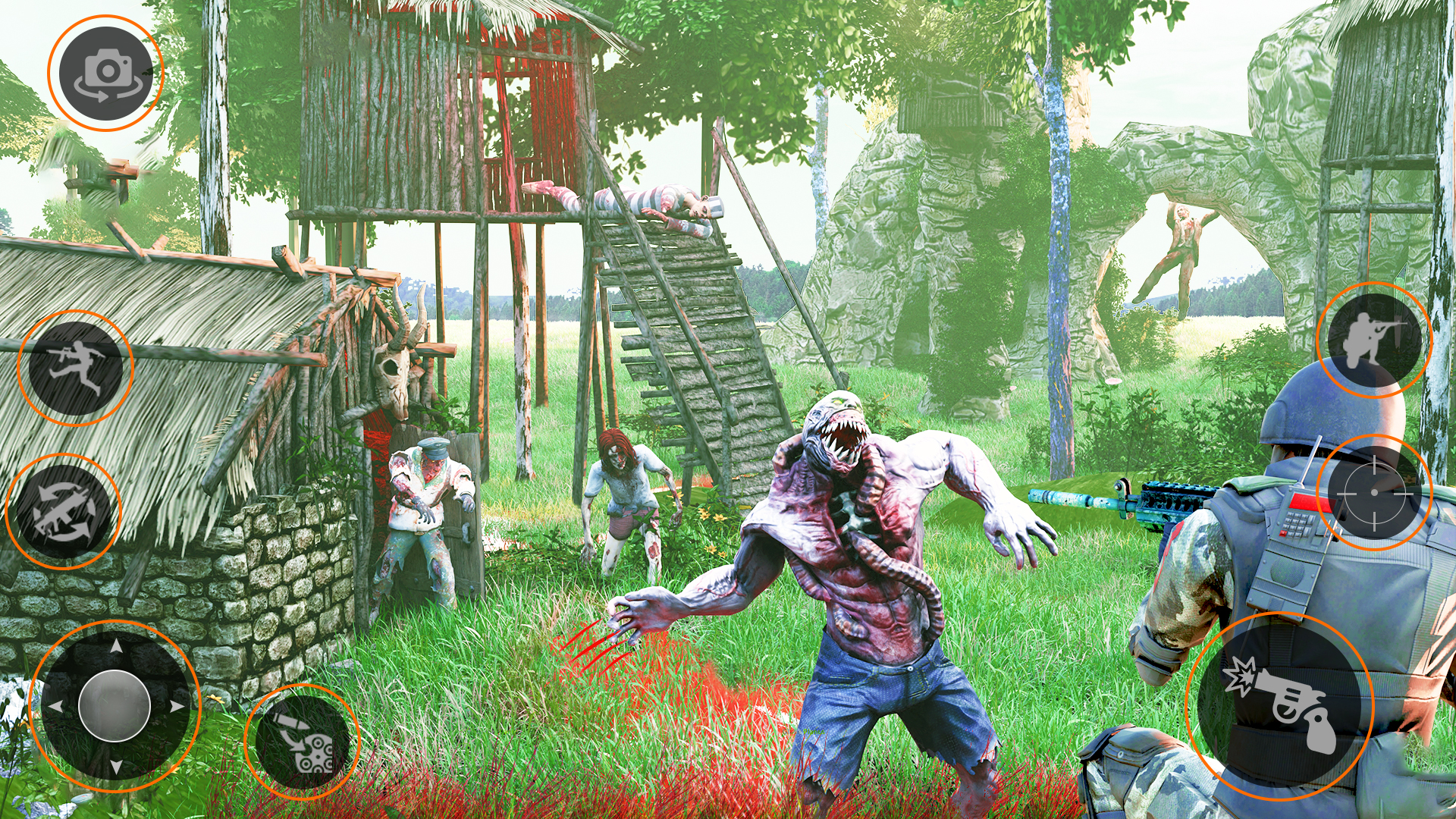 اسکرین شات 1 بازی Zombie Games 3D - Gun Games 3D