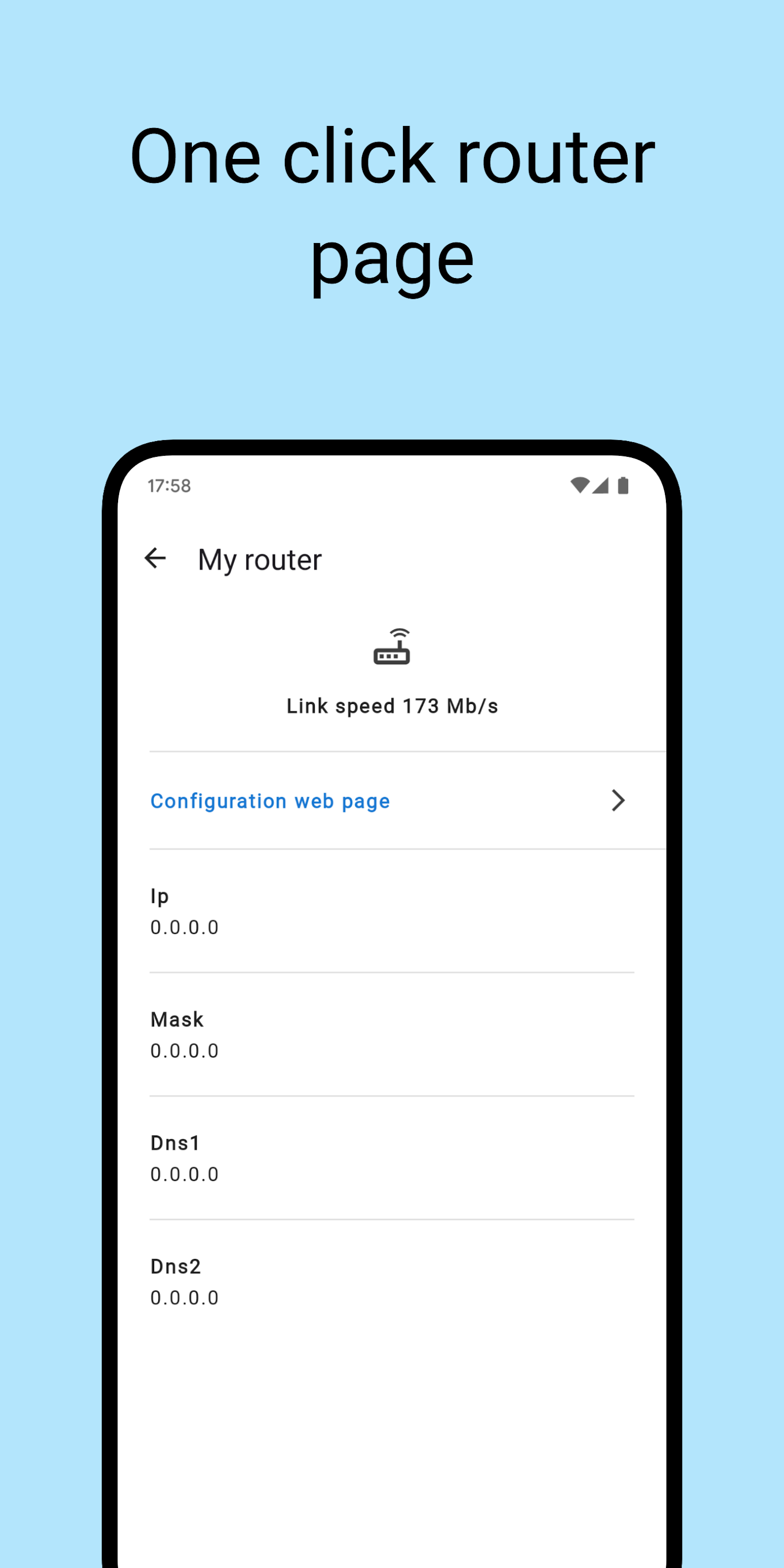 اسکرین شات 2 برنامه Wifi router administration