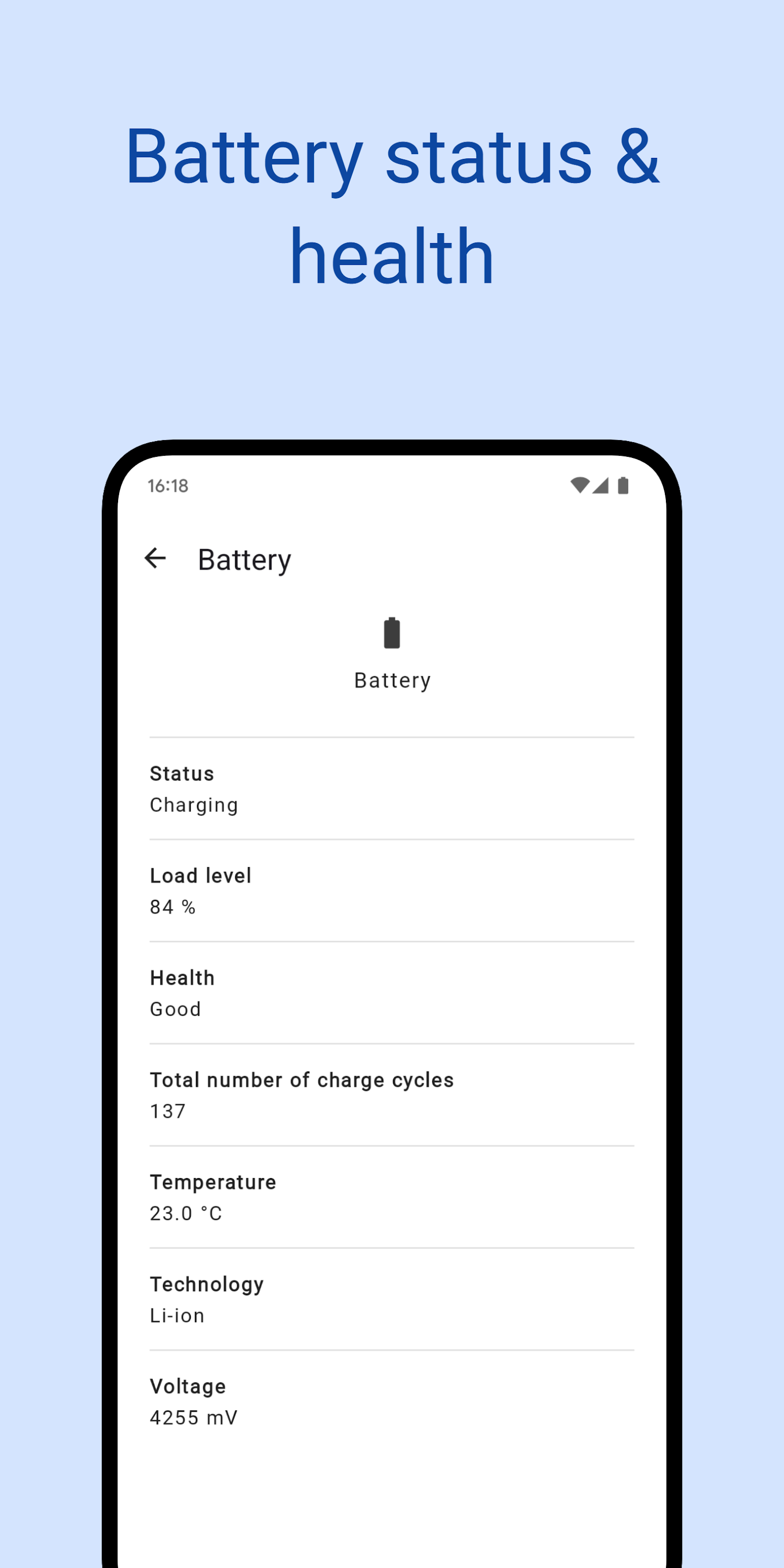اسکرین شات 2 برنامه System information
