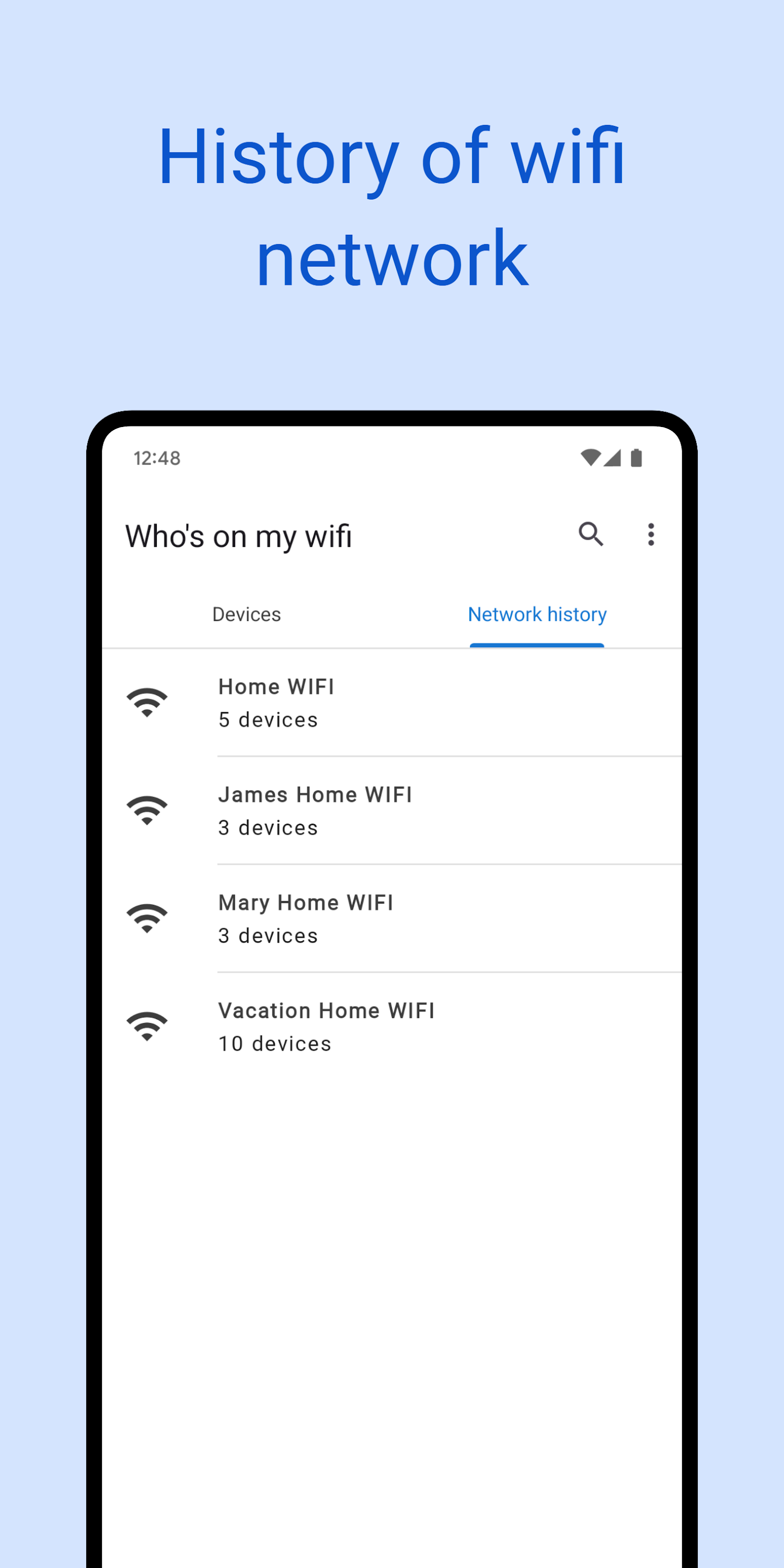 اسکرین شات 3 برنامه Who's on my wifi