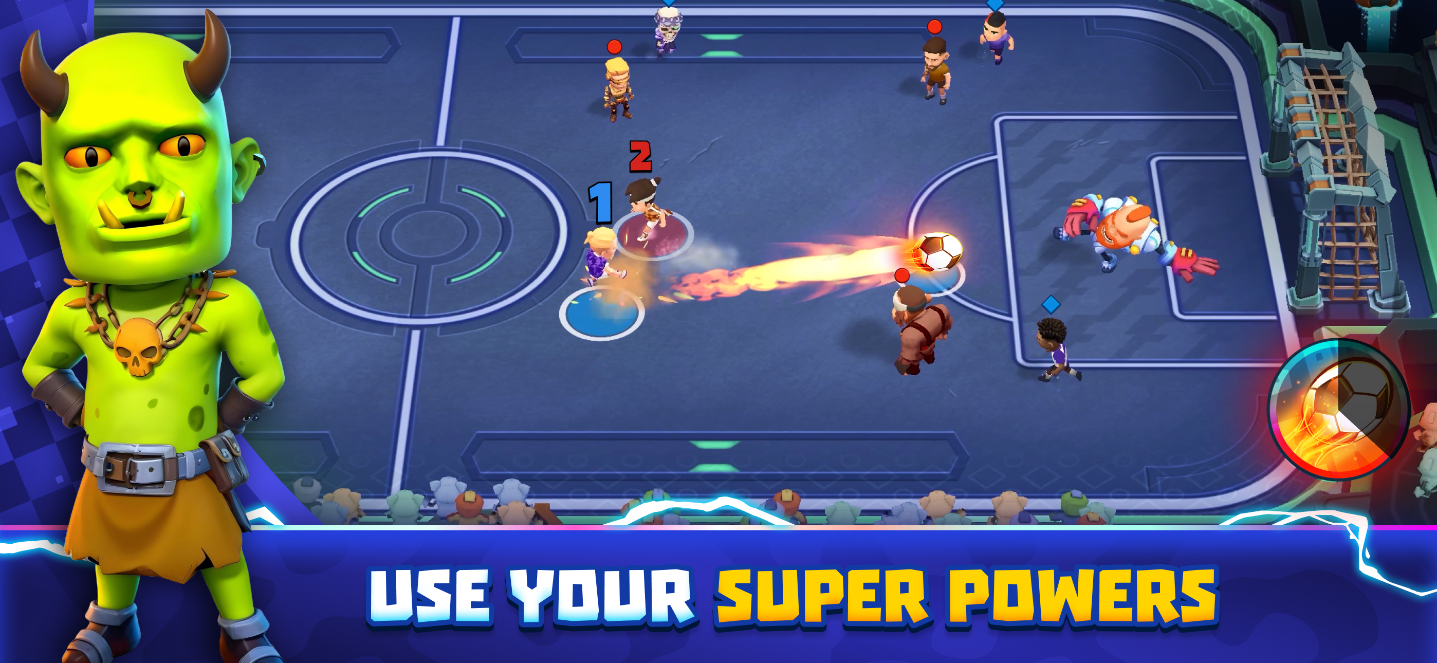 اسکرین شات 2 بازی Goal Battle - Soccer Games
