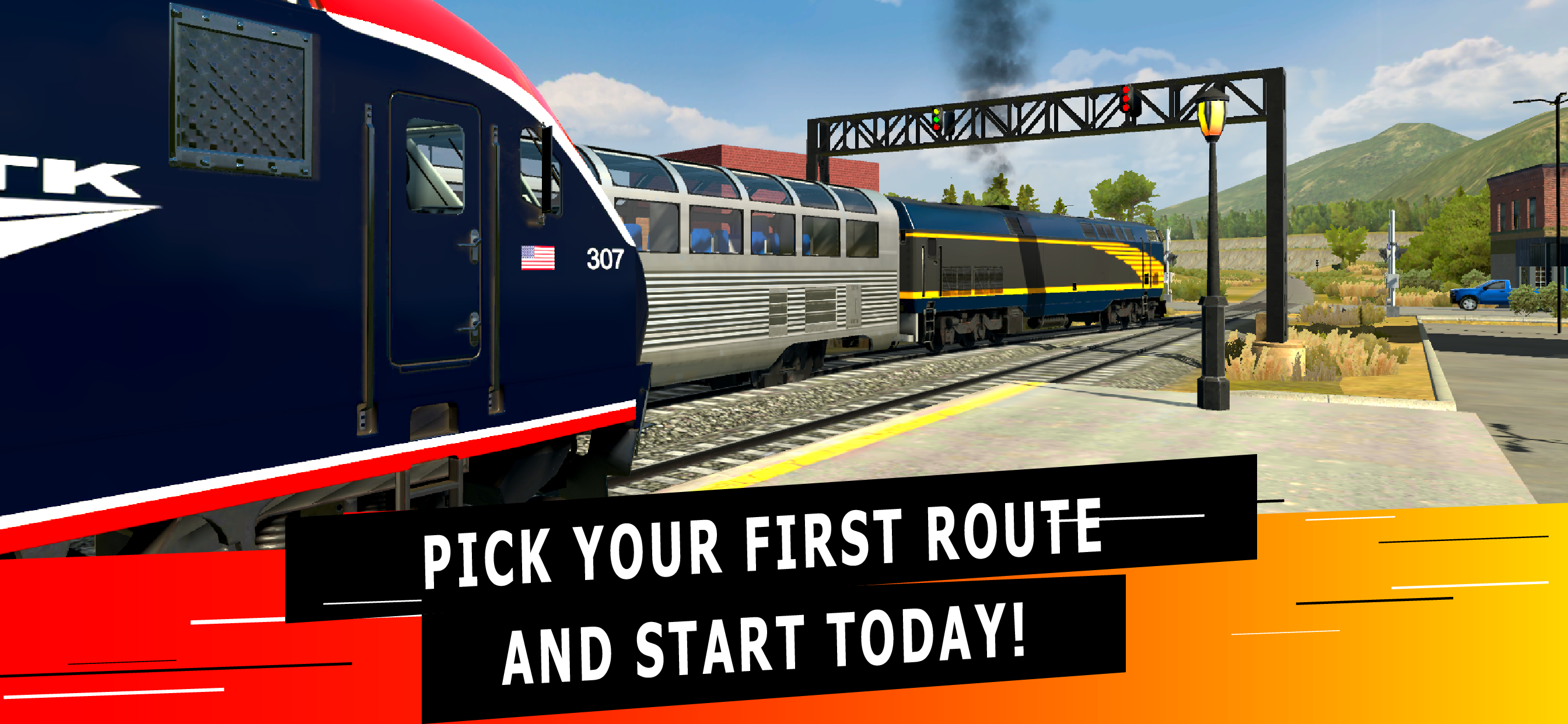 اسکرین شات 6 بازی Train Simulator PRO USA