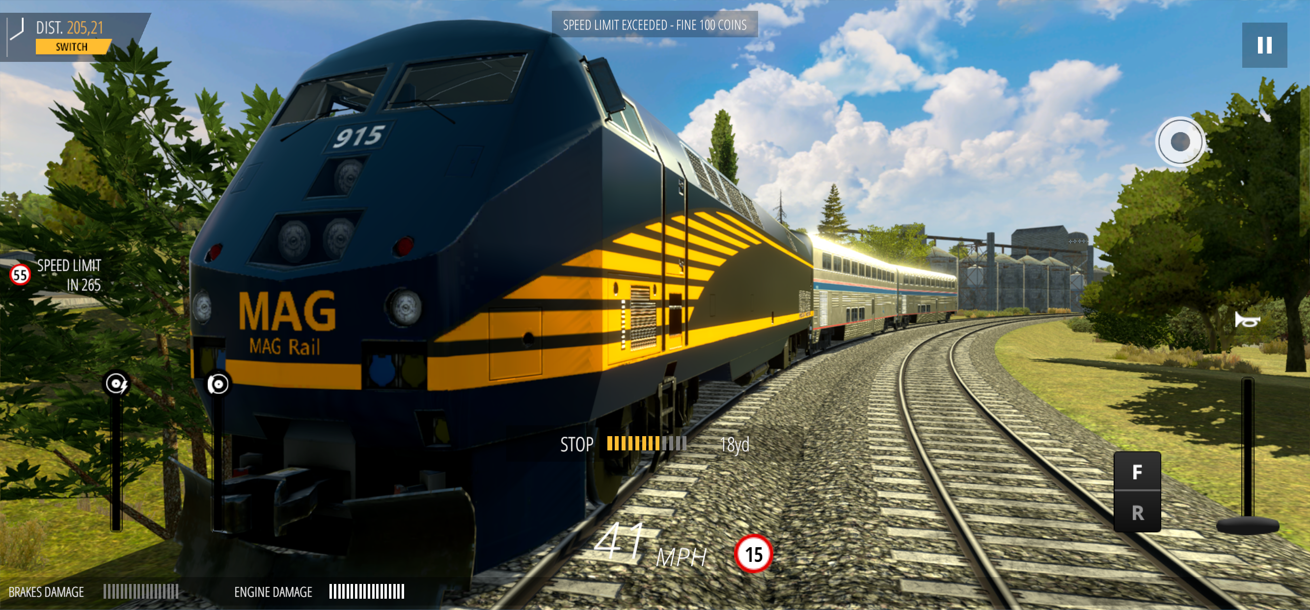 اسکرین شات 8 بازی Train Simulator PRO USA