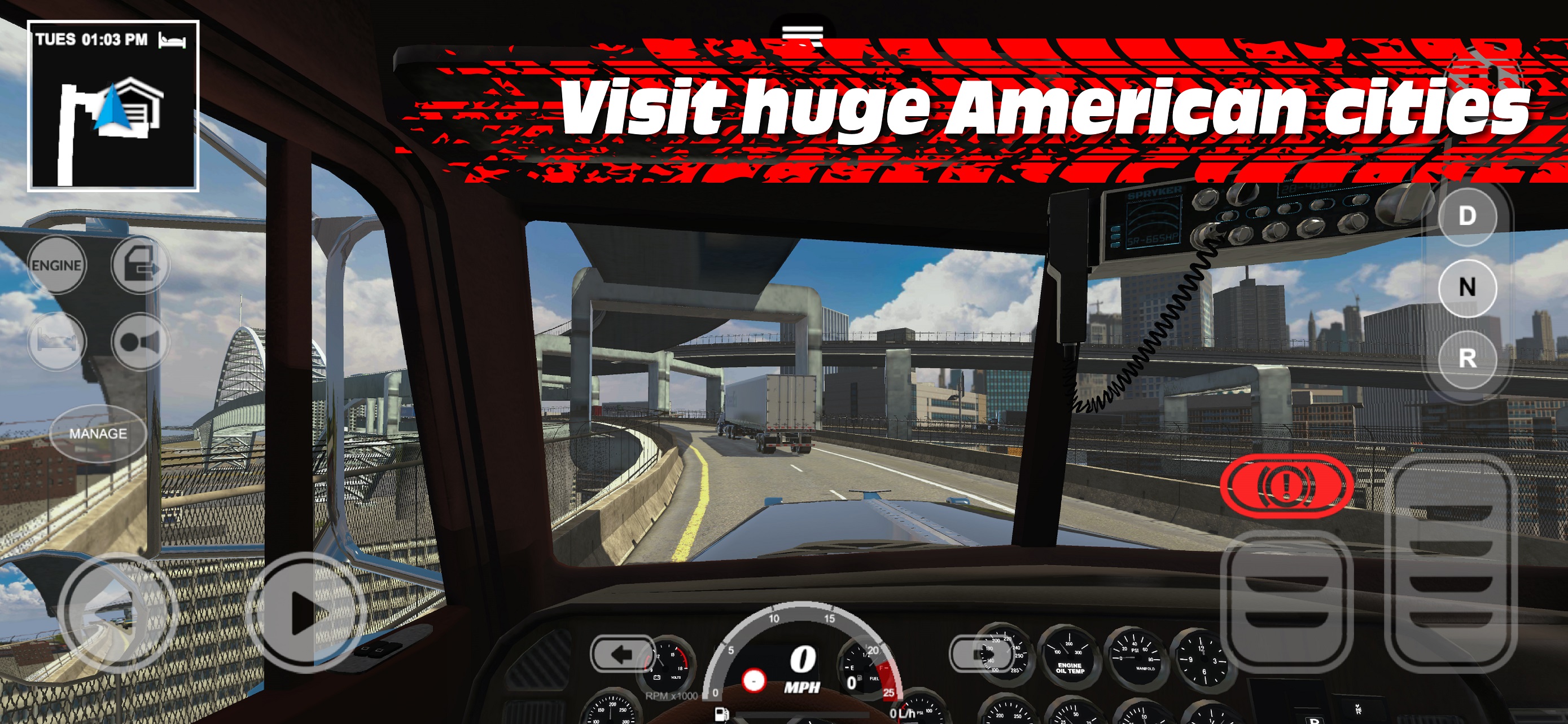 اسکرین شات 2 بازی Truck Simulator PRO US