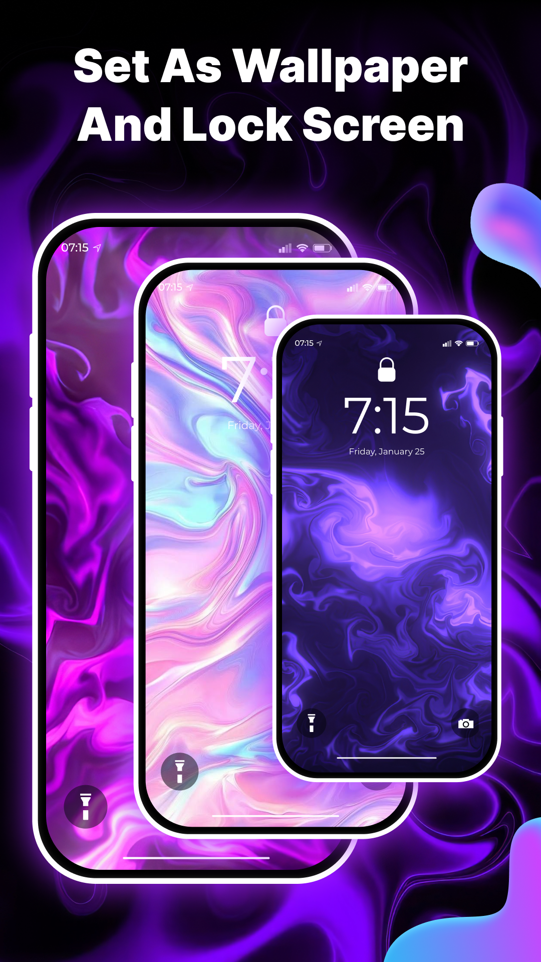 اسکرین شات 6 برنامه Fluid Wallpaper - Relax Slime