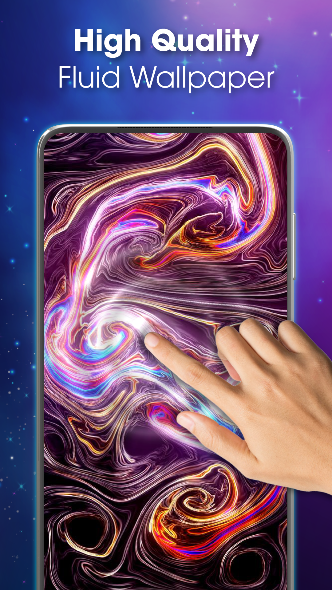 اسکرین شات 6 برنامه Magic Fluid live wallpaper 4D