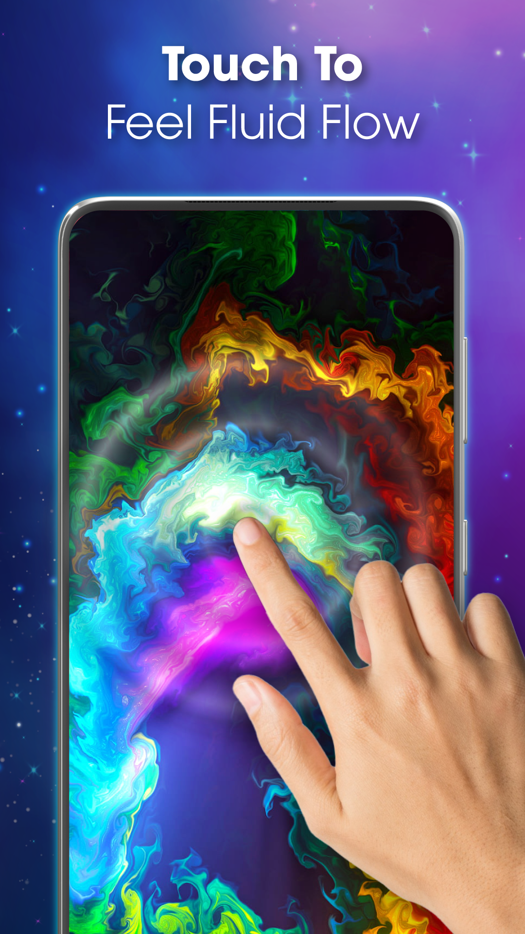 اسکرین شات 3 برنامه Magic Fluid live wallpaper 4D