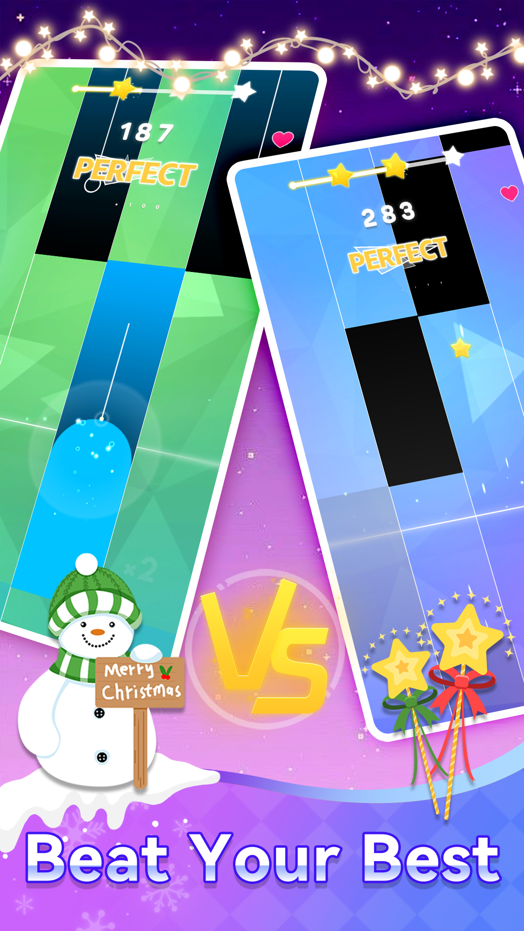 اسکرین شات 4 بازی Rainbow Piano: EDM Music Game