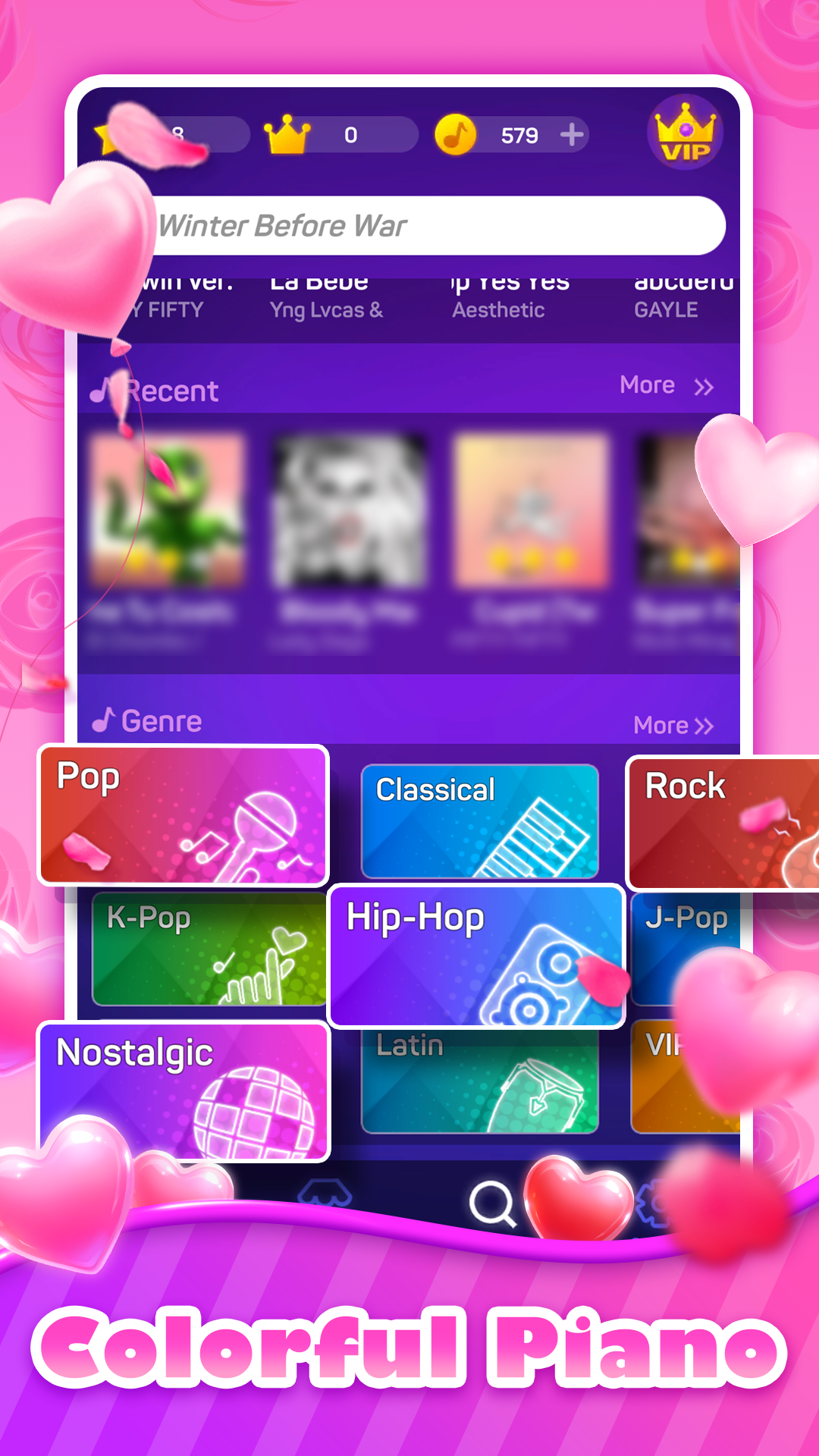 اسکرین شات 4 بازی Rainbow Piano: EDM Music Game