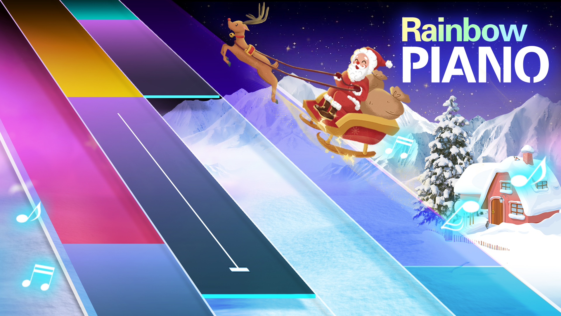 اسکرین شات 6 بازی Rainbow Piano: EDM Music Game