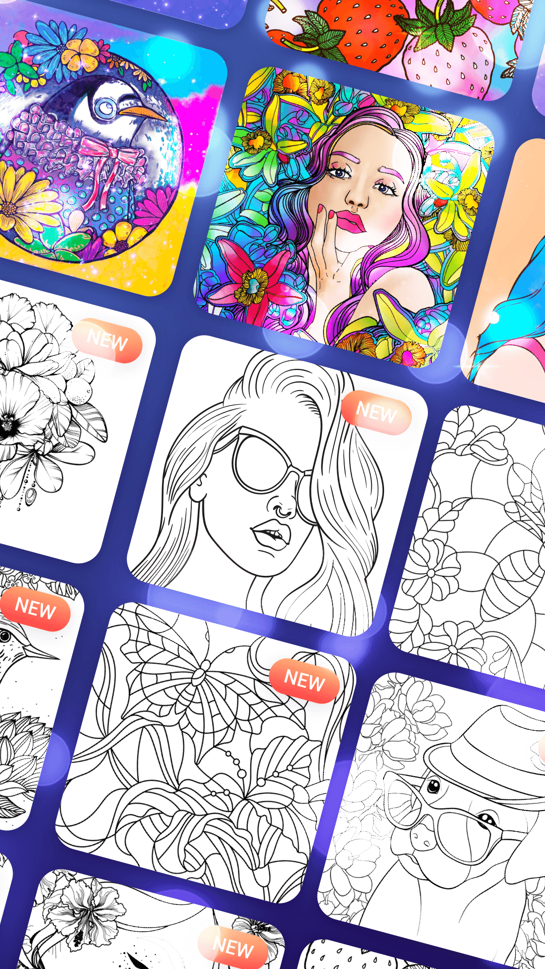 اسکرین شات 3 بازی Magic Paint: Color by number