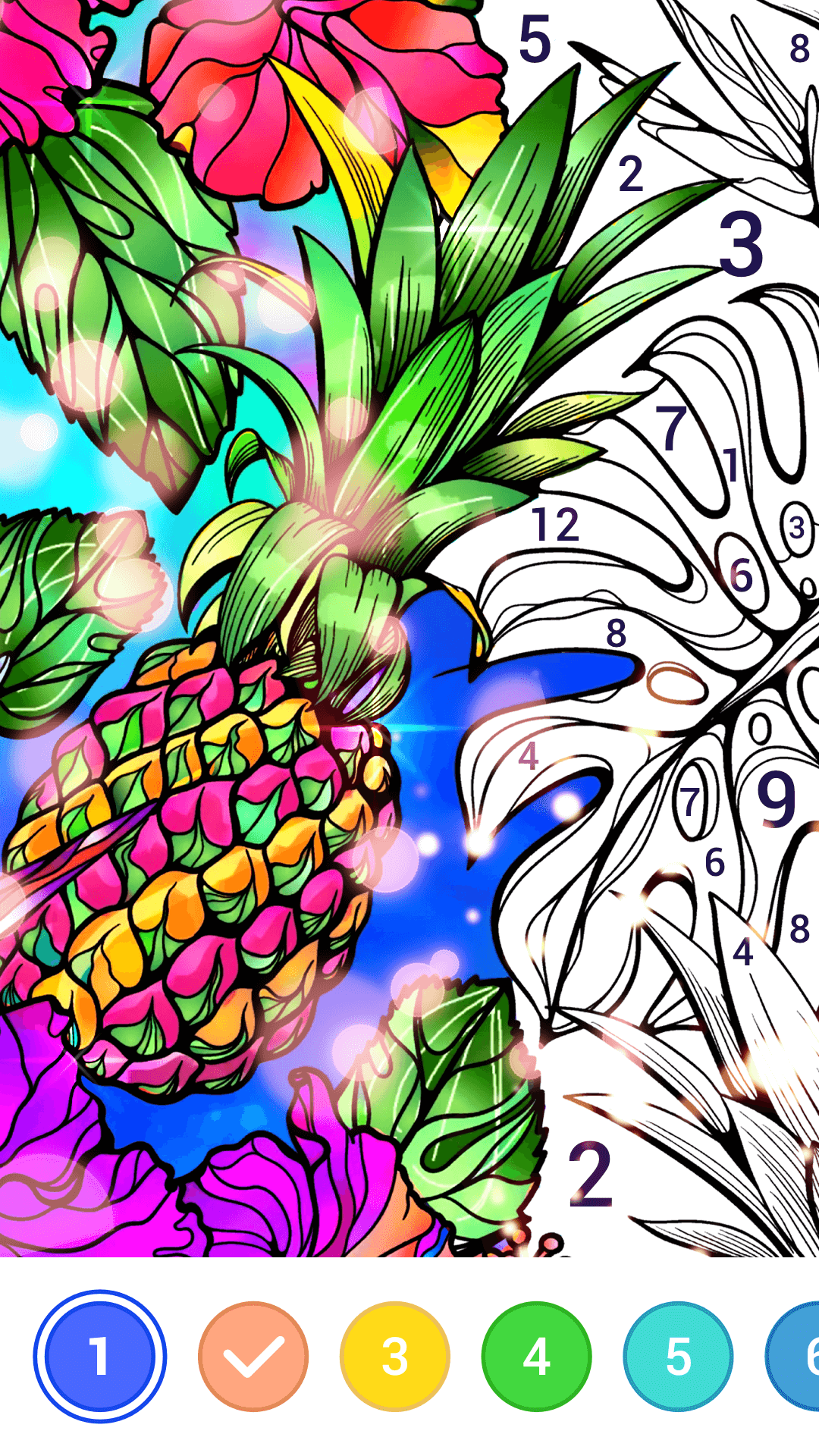 اسکرین شات 7 بازی Magic Paint: Color by number