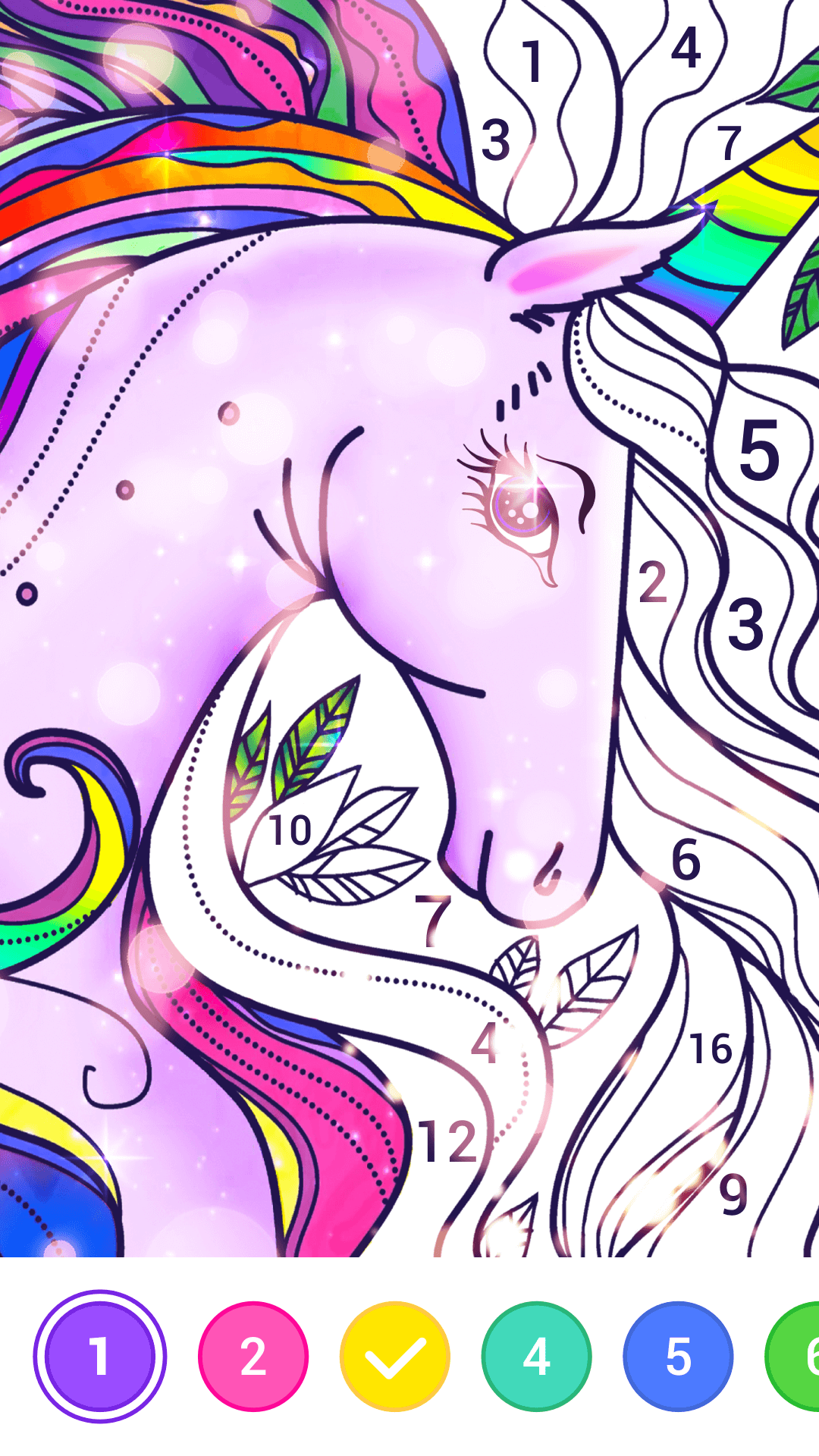 اسکرین شات 5 بازی Magic Paint: Color by number