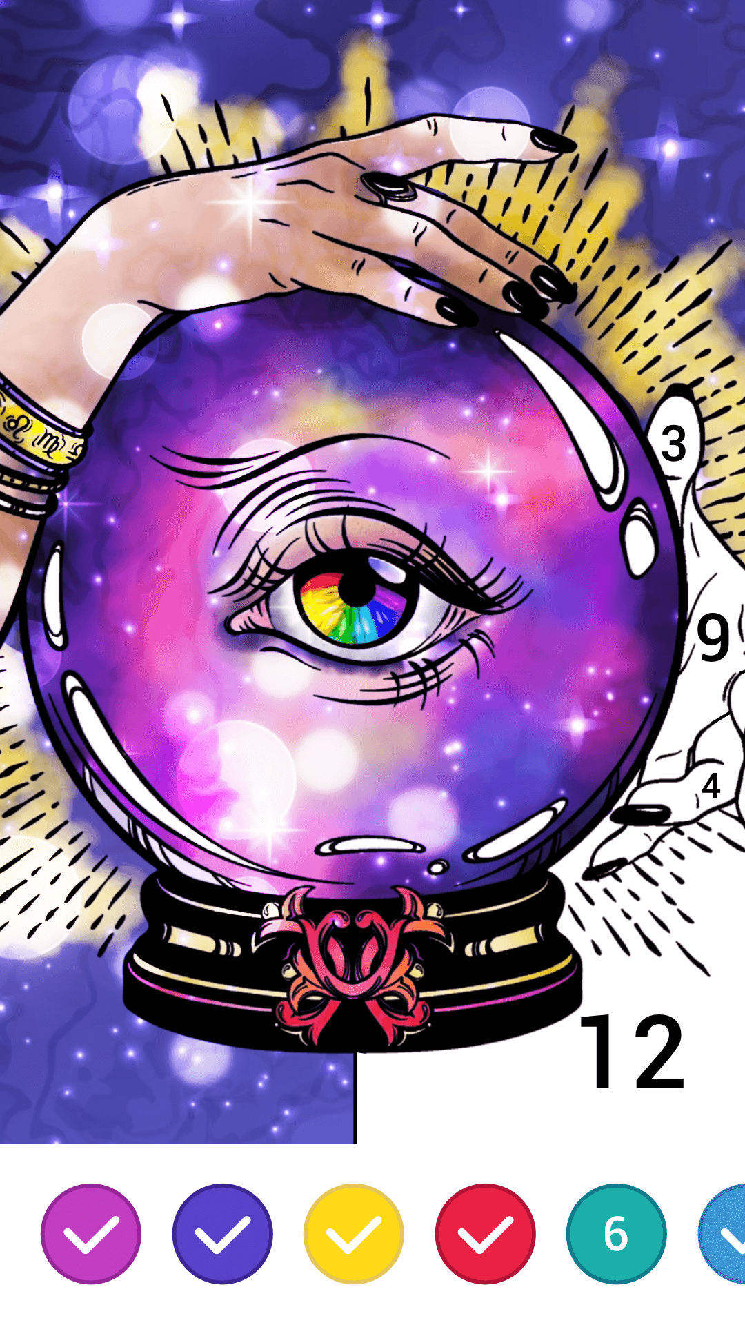 اسکرین شات 4 بازی Magic Paint: Color by number