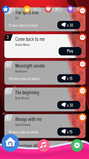 اسکرین شات 1 بازی Piano Noir Ladybug Tiles 2
