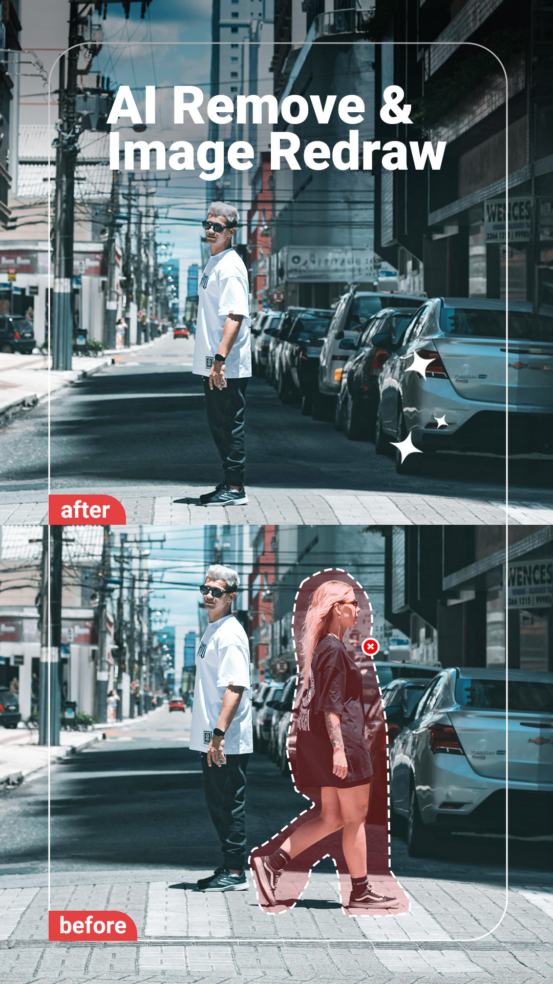 اسکرین شات 3 برنامه Retouch Remove Objects Editor