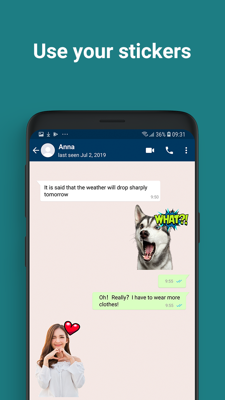 اسکرین شات 7 برنامه Sticker Maker - DIY Sticker