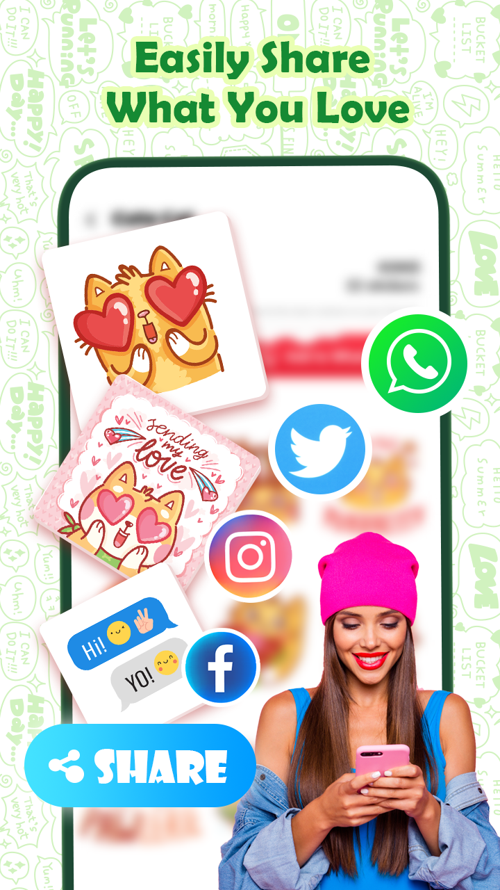 اسکرین شات 2 برنامه WA Stickers for WhatsApp