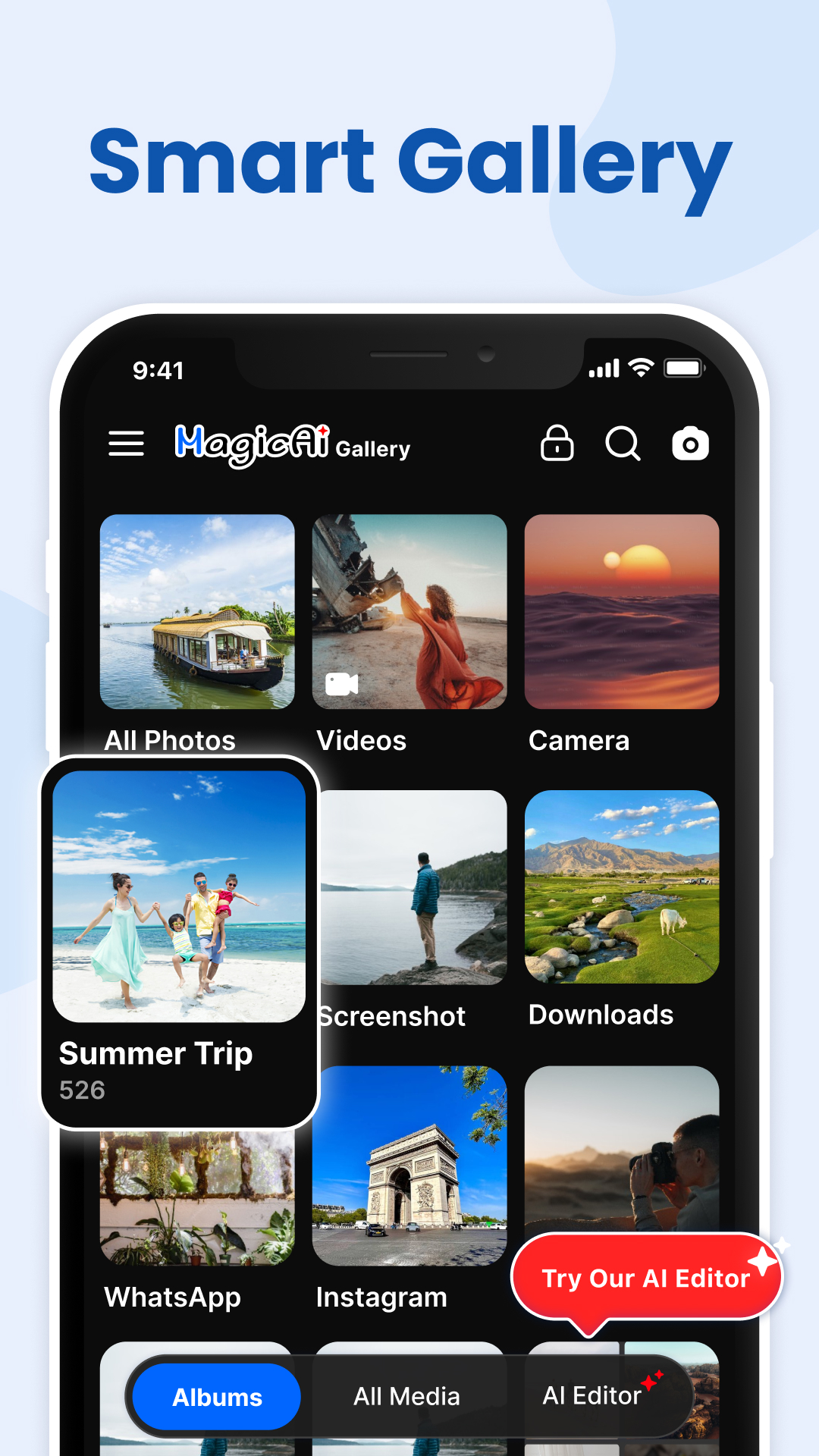 اسکرین شات 1 برنامه Gallery - Photo Album