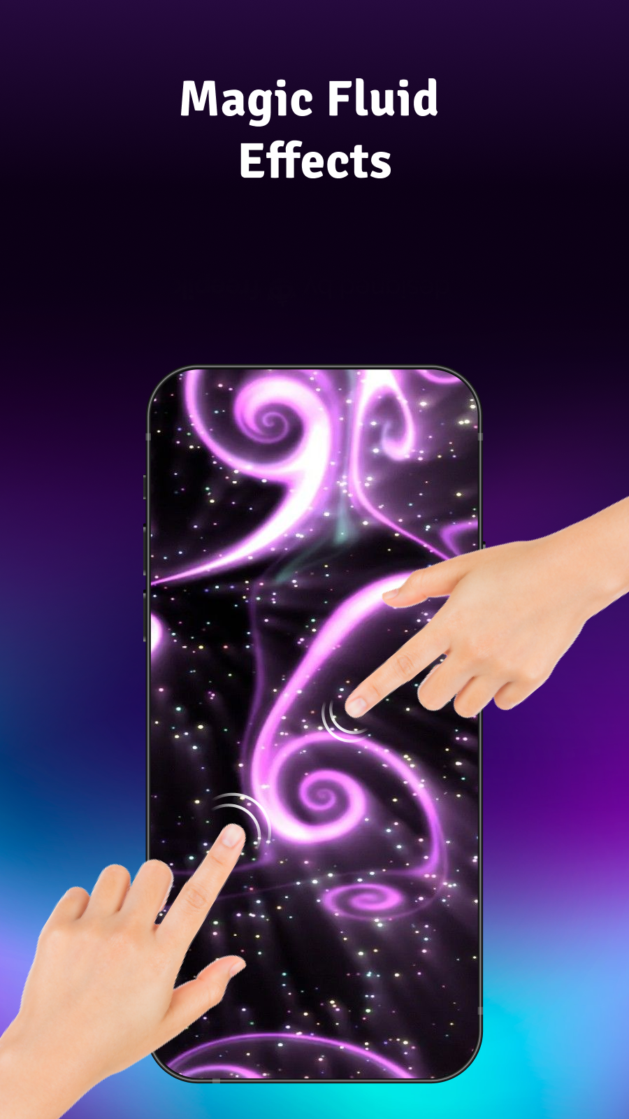 اسکرین شات 4 برنامه Magic Fluid and Live Wallpaper
