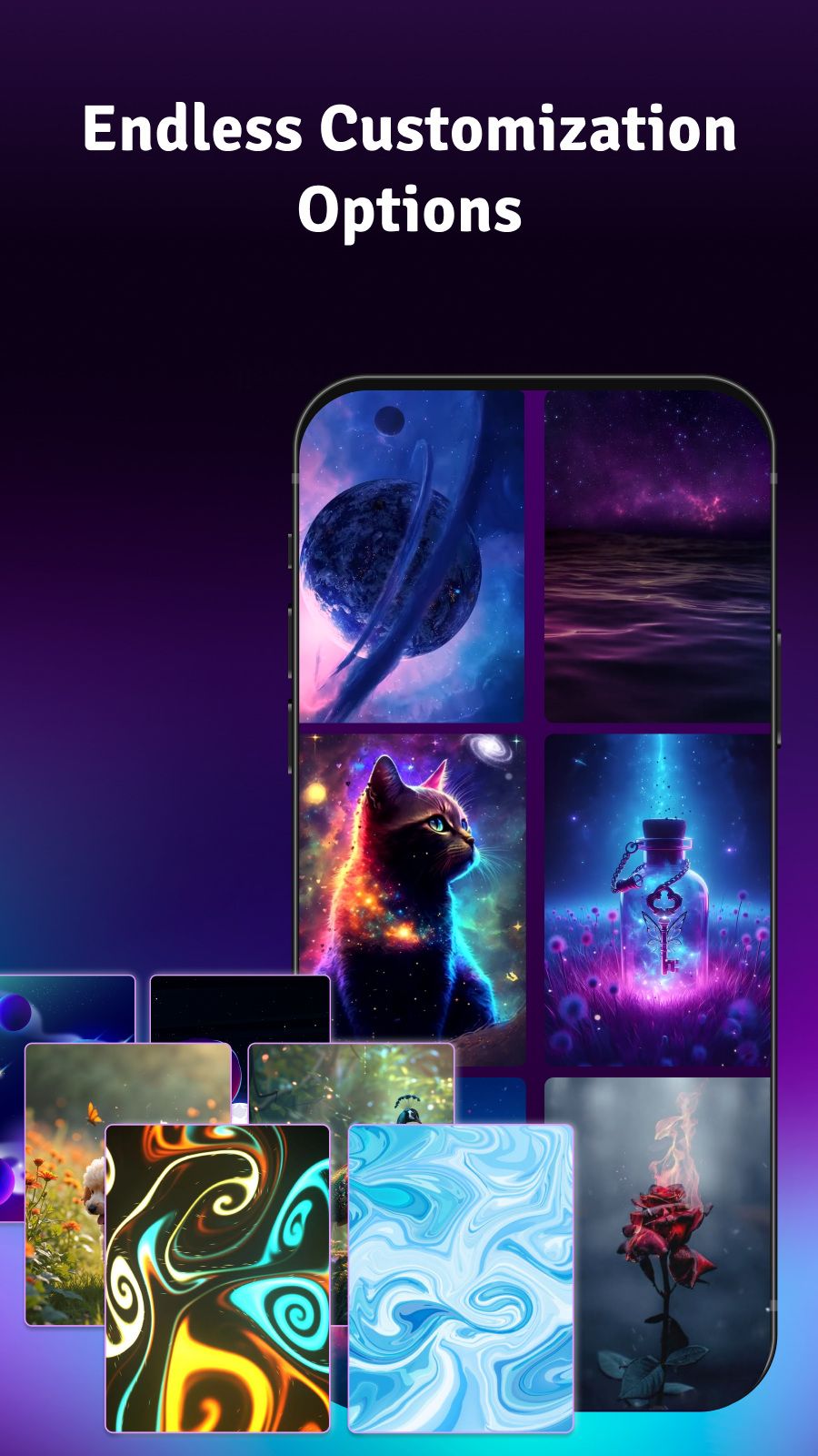 اسکرین شات 5 برنامه Magic Fluid and Live Wallpaper