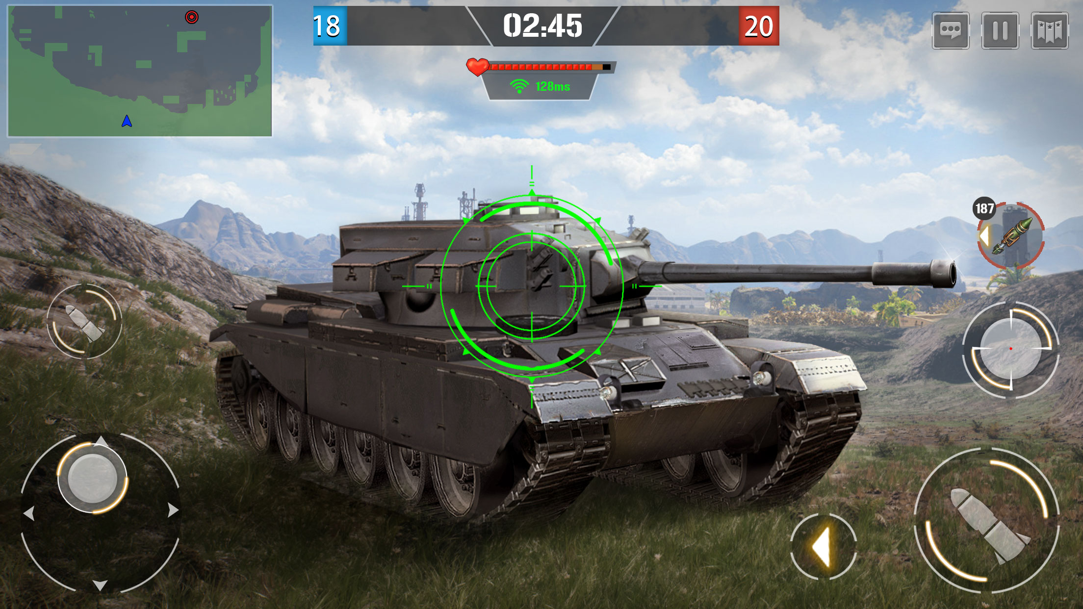 اسکرین شات 5 بازی Furious Tank: War of Worlds