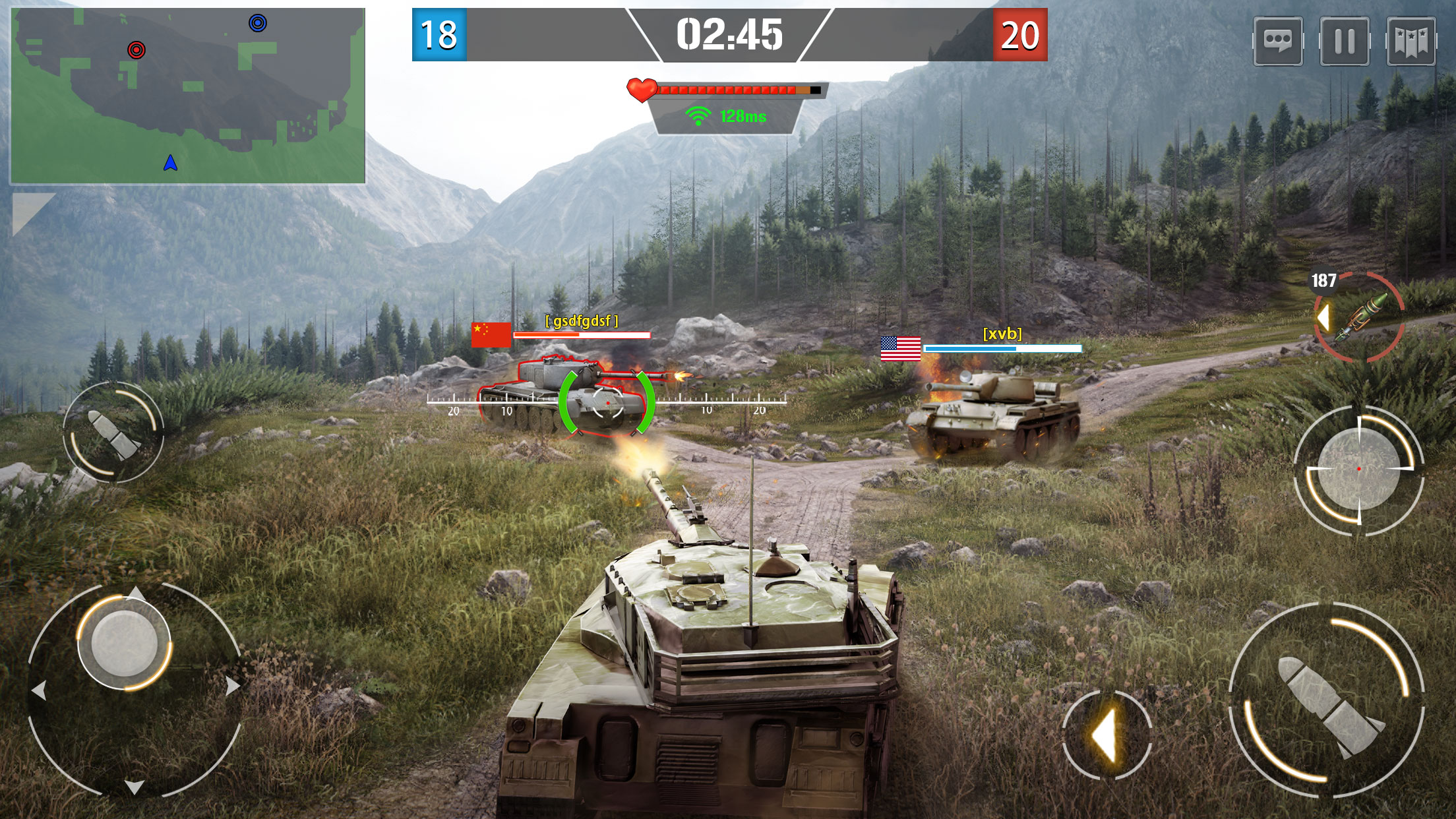 اسکرین شات 3 بازی Furious Tank: War of Worlds
