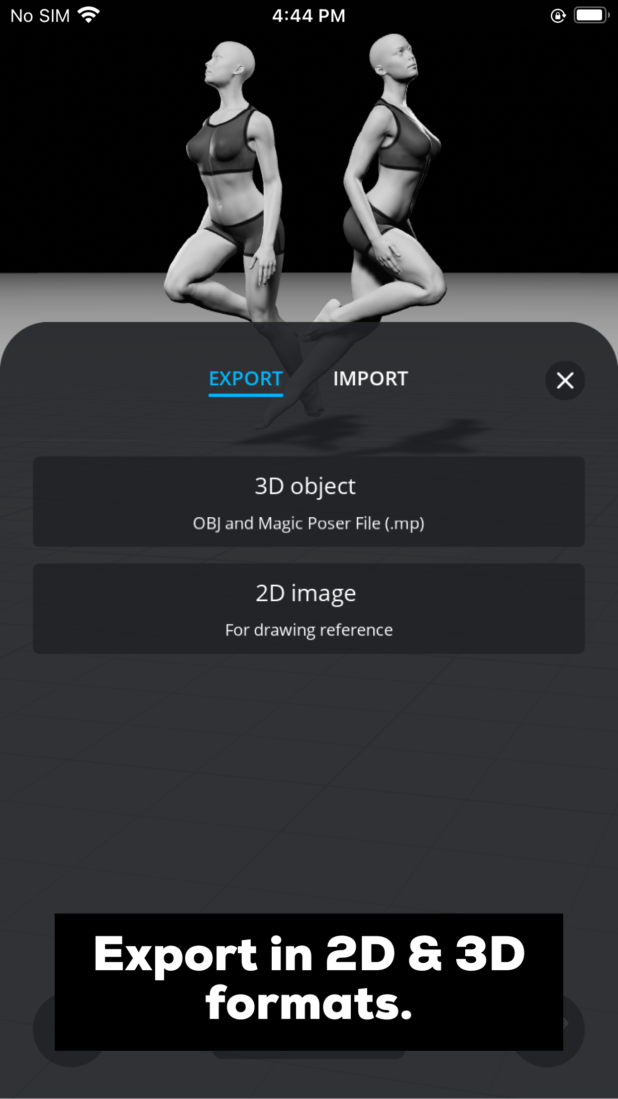 اسکرین شات 6 برنامه Magic Poser - Art Pose Tool