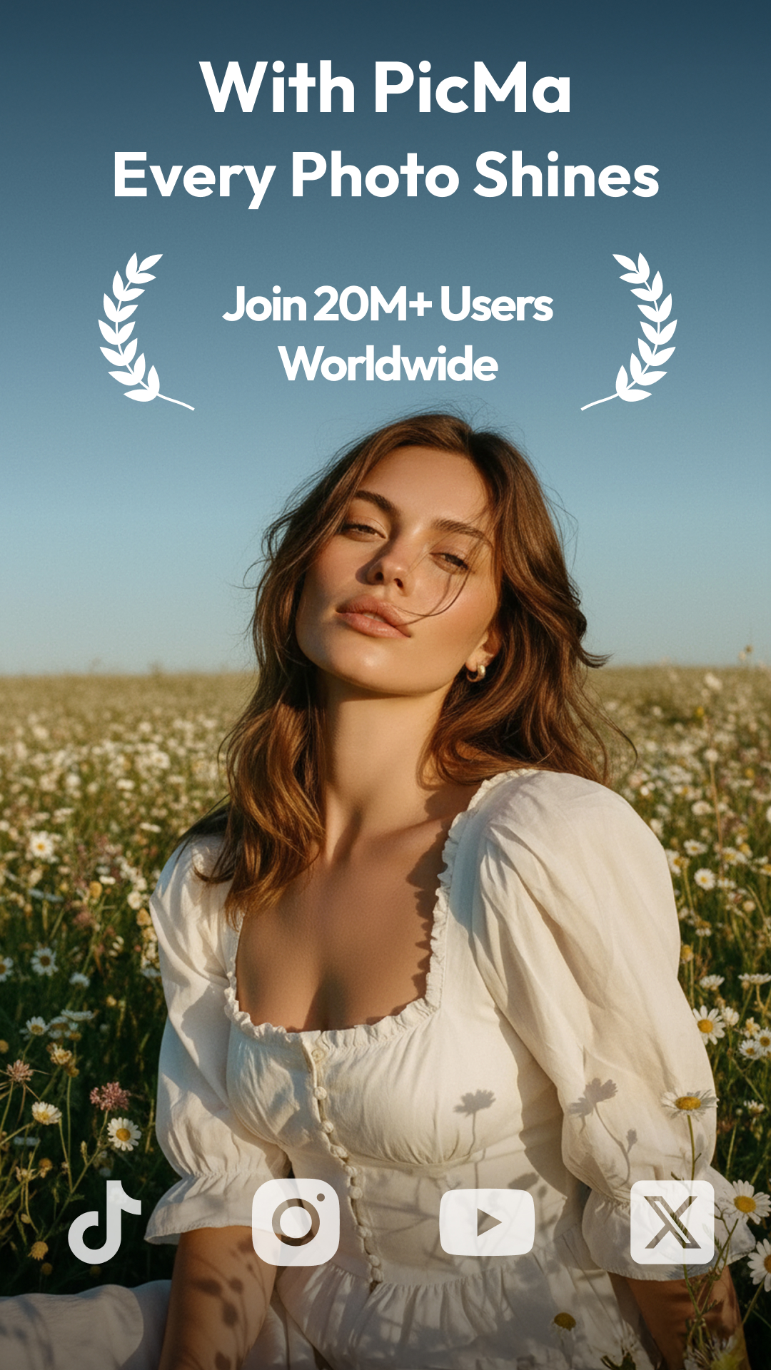 اسکرین شات 1 برنامه PicMa: AI Video&Photo Enhancer