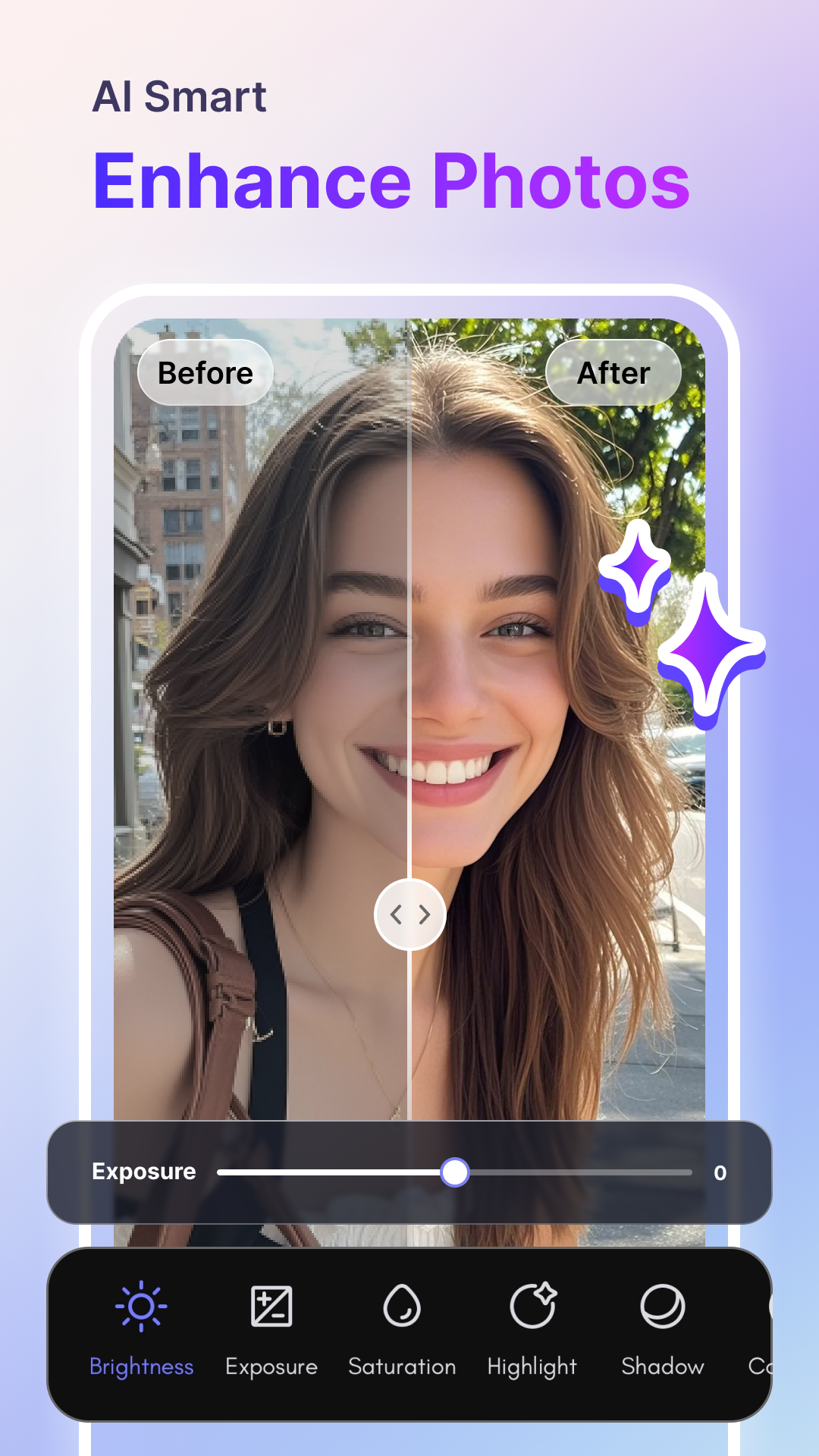 اسکرین شات 1 برنامه PicMa: AI Video&Photo Enhancer