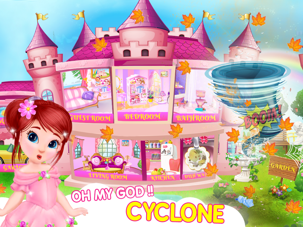 اسکرین شات 1 بازی Princess House Cleanup Girls