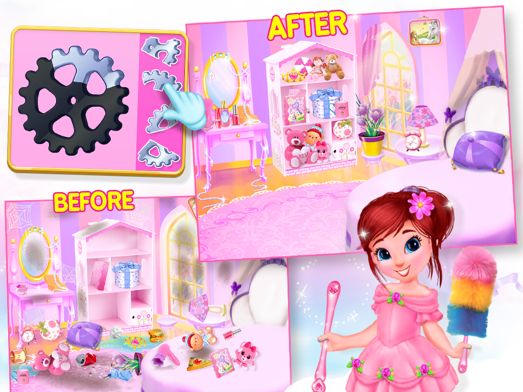 اسکرین شات 4 بازی Princess House Cleanup Girls