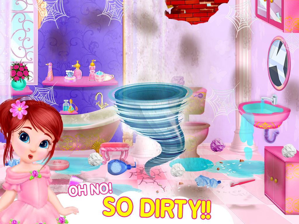 اسکرین شات 7 بازی Princess House Cleanup Girls