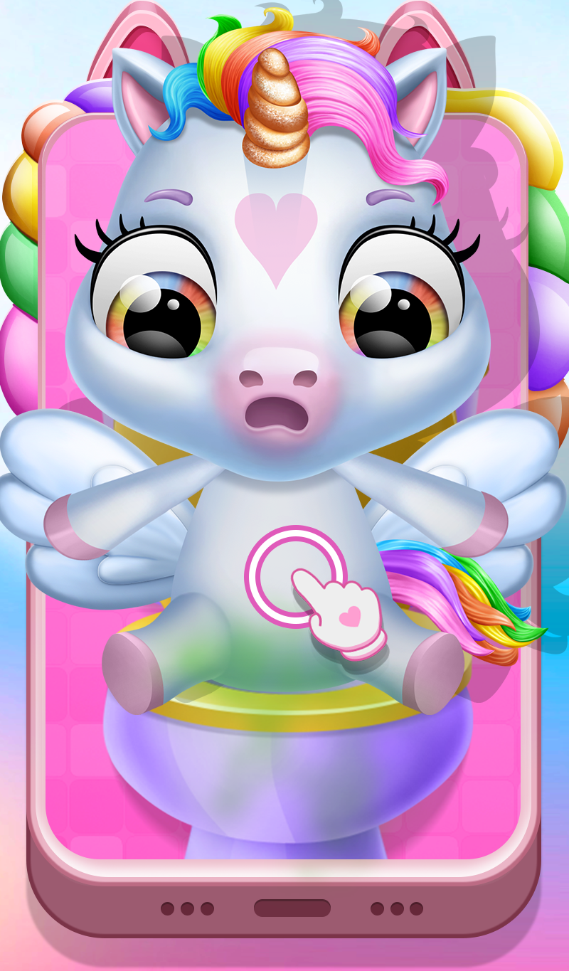 اسکرین شات 5 بازی My Cute Unicorn Daycare Salon