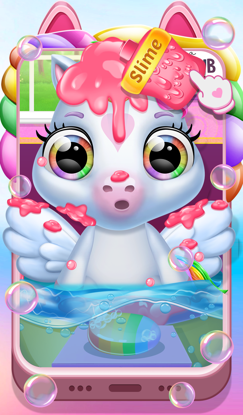 اسکرین شات 6 بازی My Cute Unicorn Daycare Salon