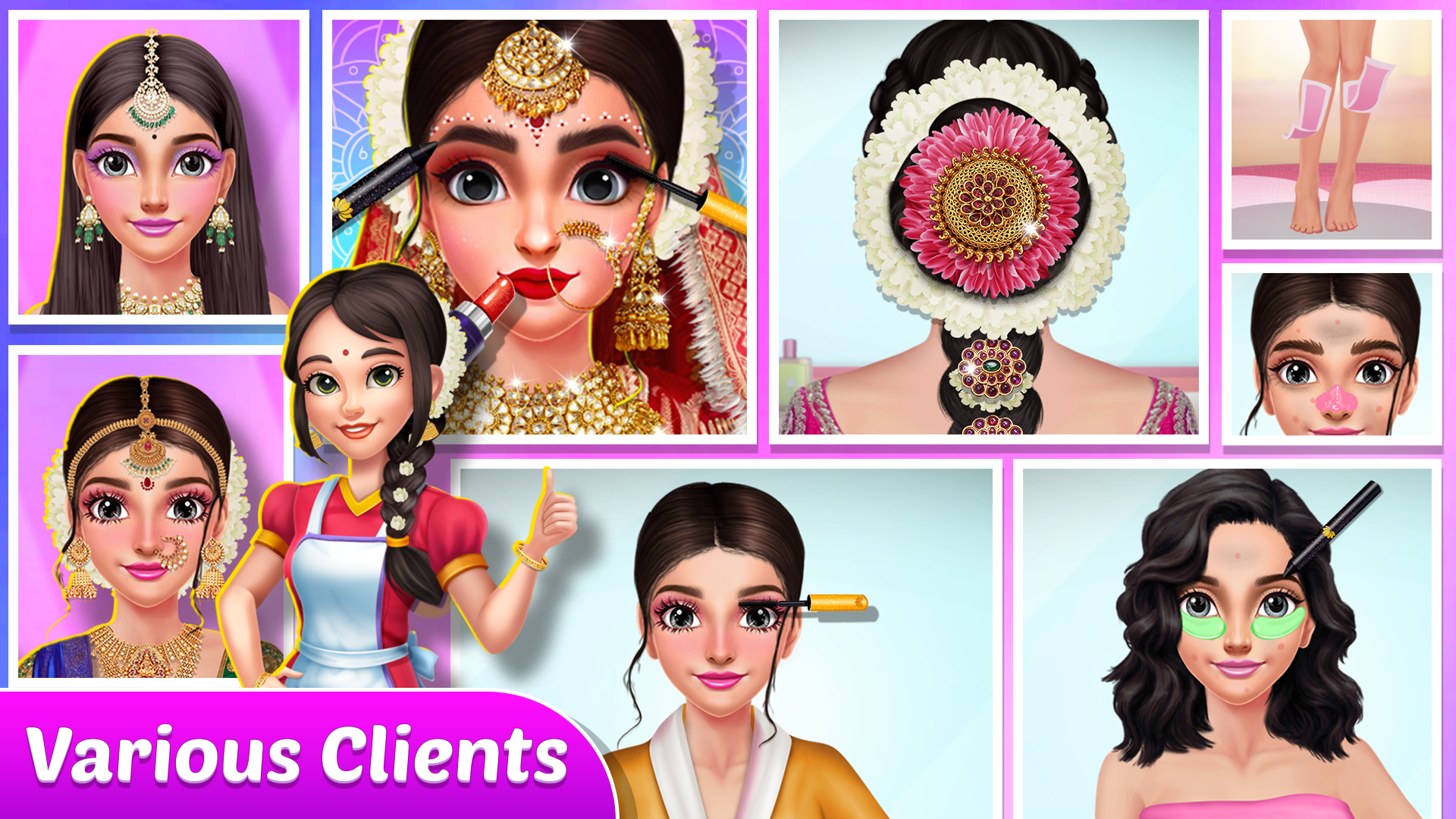 اسکرین شات 7 بازی Indian Fashion: Cook & Style