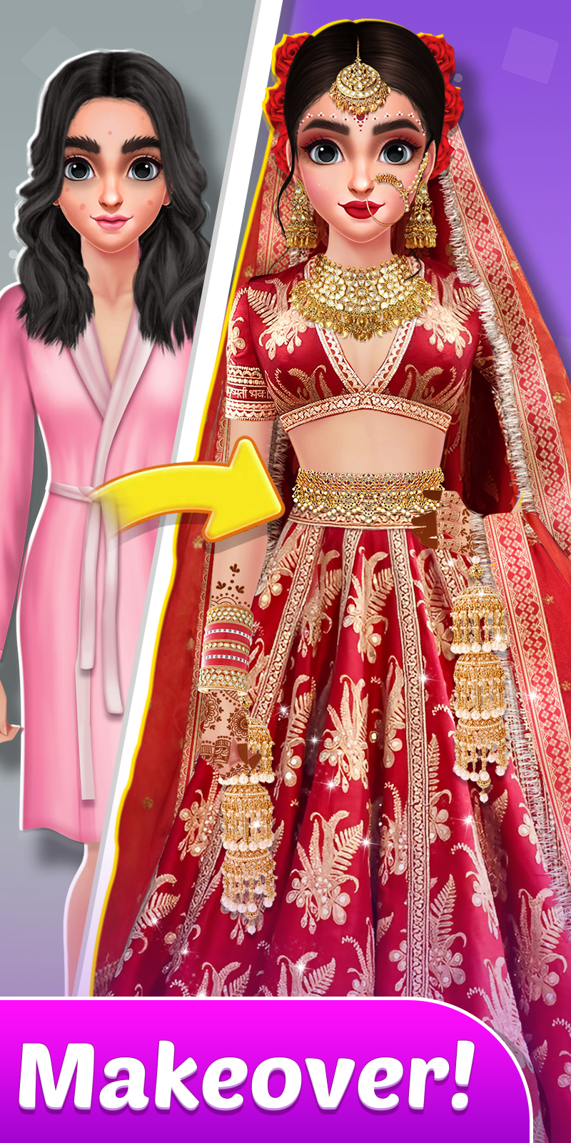 اسکرین شات 1 بازی Indian Fashion: Cook & Style