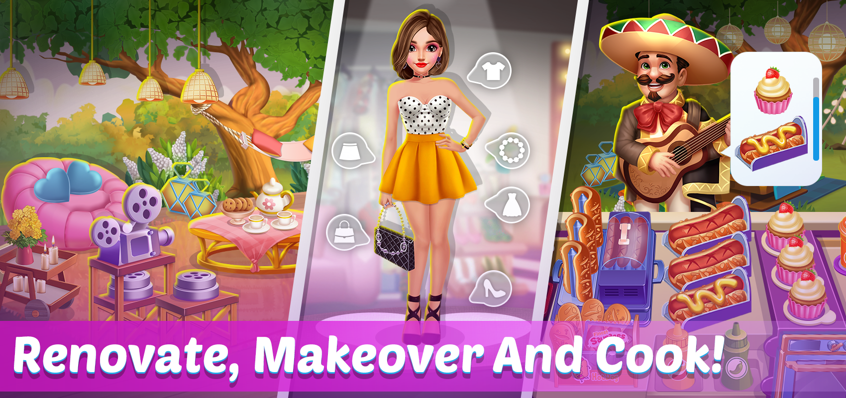 اسکرین شات 7 بازی Makeover Madness: Cook & Style