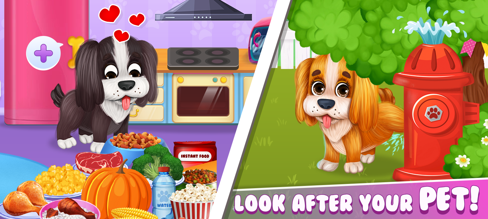 اسکرین شات 2 بازی My Puppy Daycare Salon Game