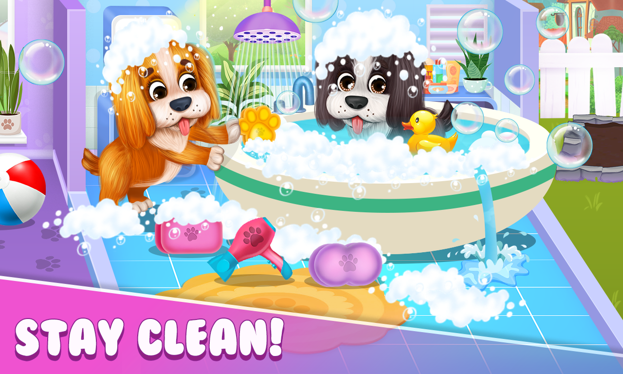 اسکرین شات 1 بازی My Puppy Daycare Salon Game