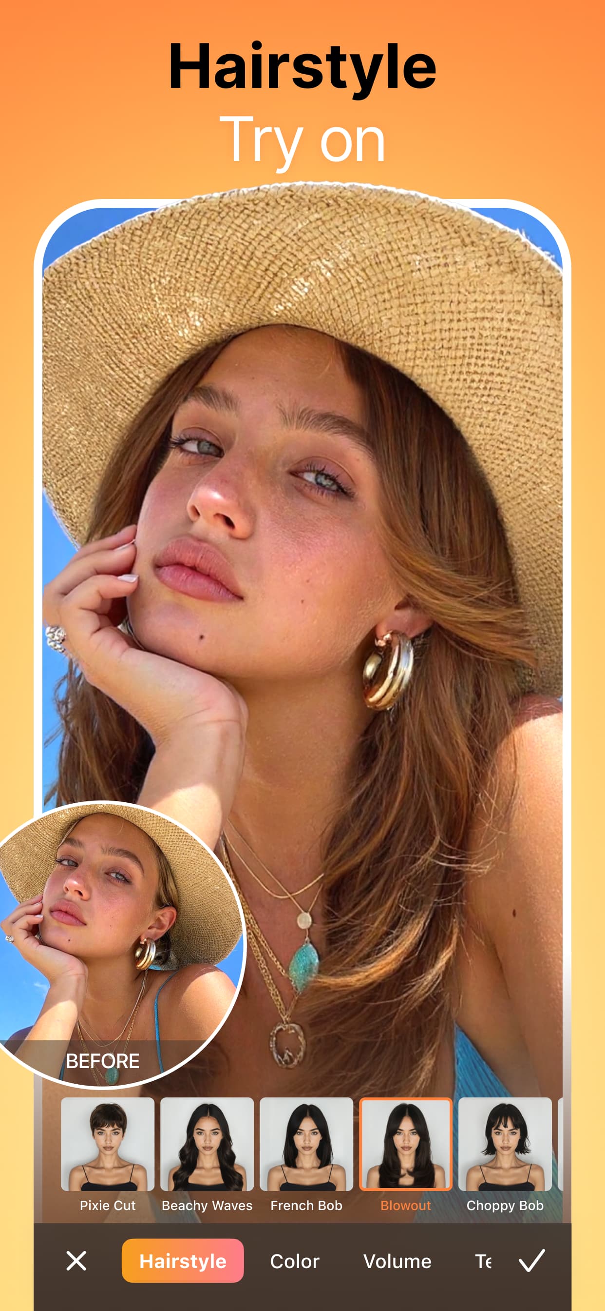 اسکرین شات 3 برنامه AirBrush: Face & Tan Editor
