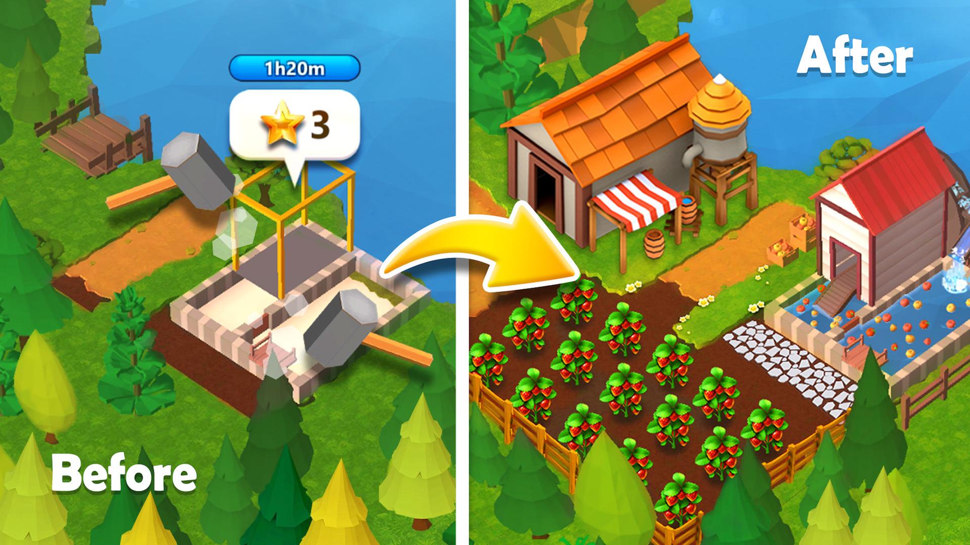 اسکرین شات 4 بازی Farmship: Tripeaks Solitaire