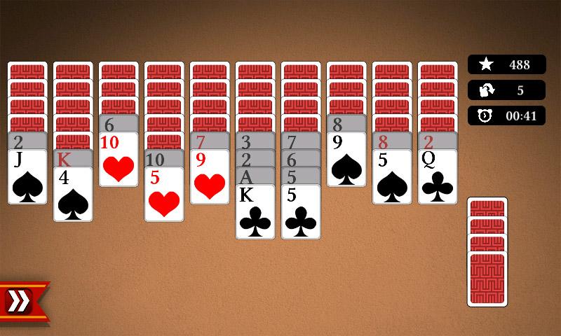 اسکرین شات 5 بازی Spider Solitaire 2