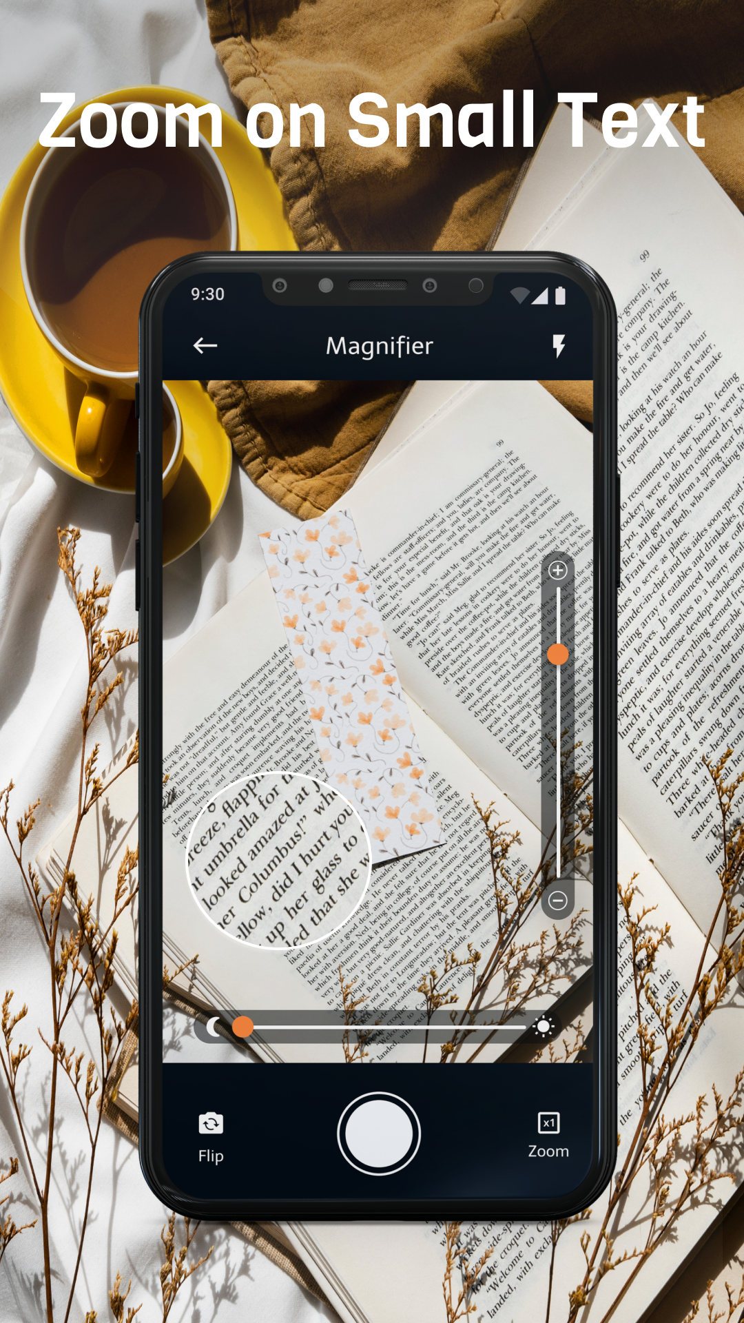 اسکرین شات 2 برنامه Magnifier: Magnifying Glass