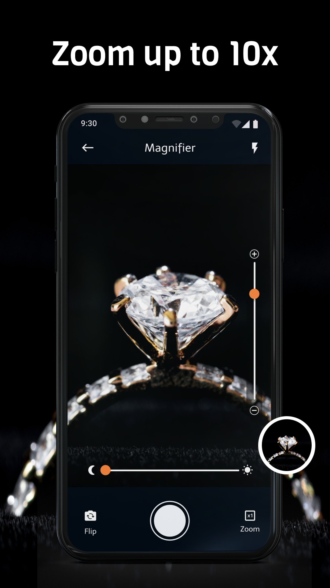اسکرین شات 4 برنامه Magnifier: Magnifying Glass